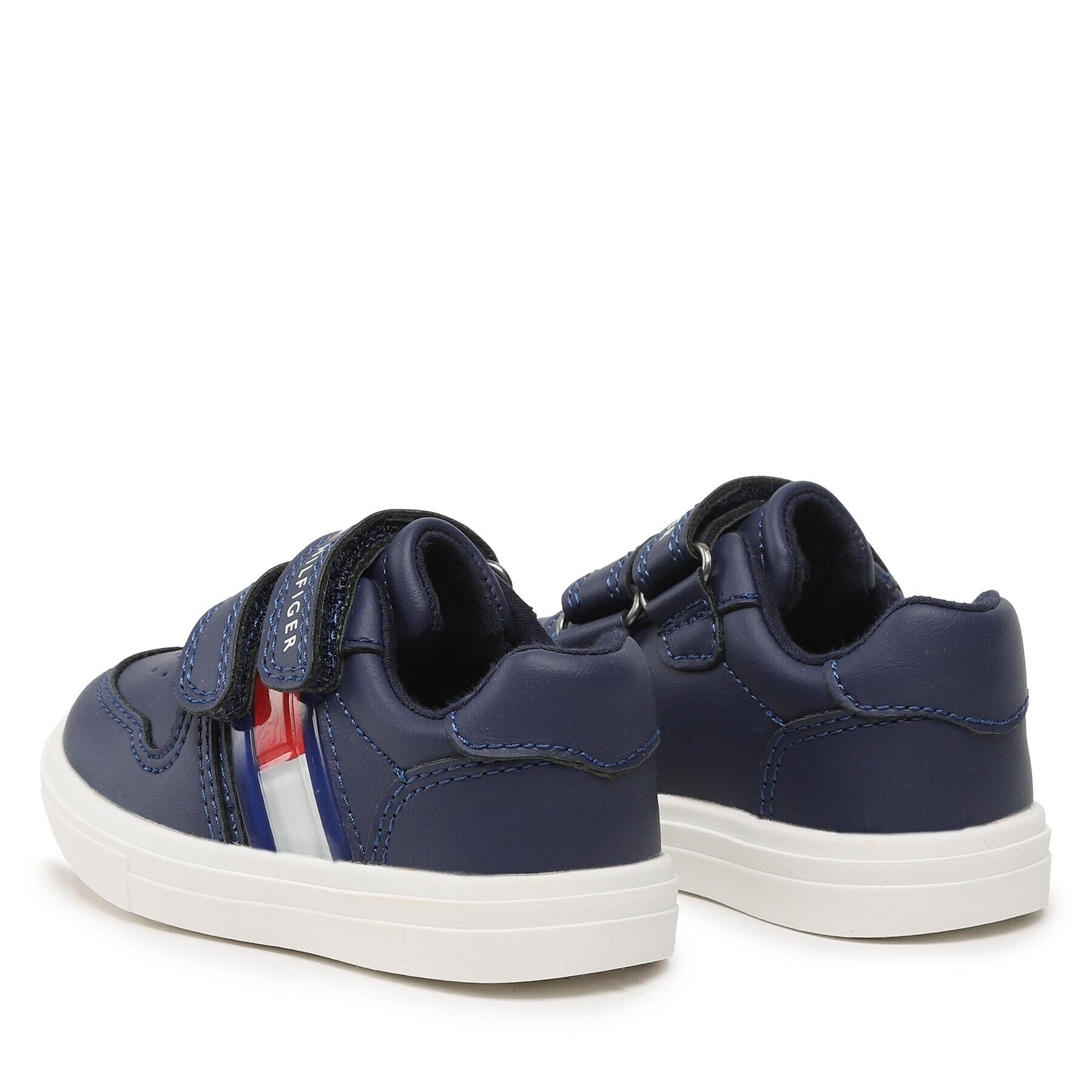 Tommy Hilfiger Superge Flag Low Cut Velcro Sneaker T1B9-32841-1355 M Mornarsko modra - Pepit.si