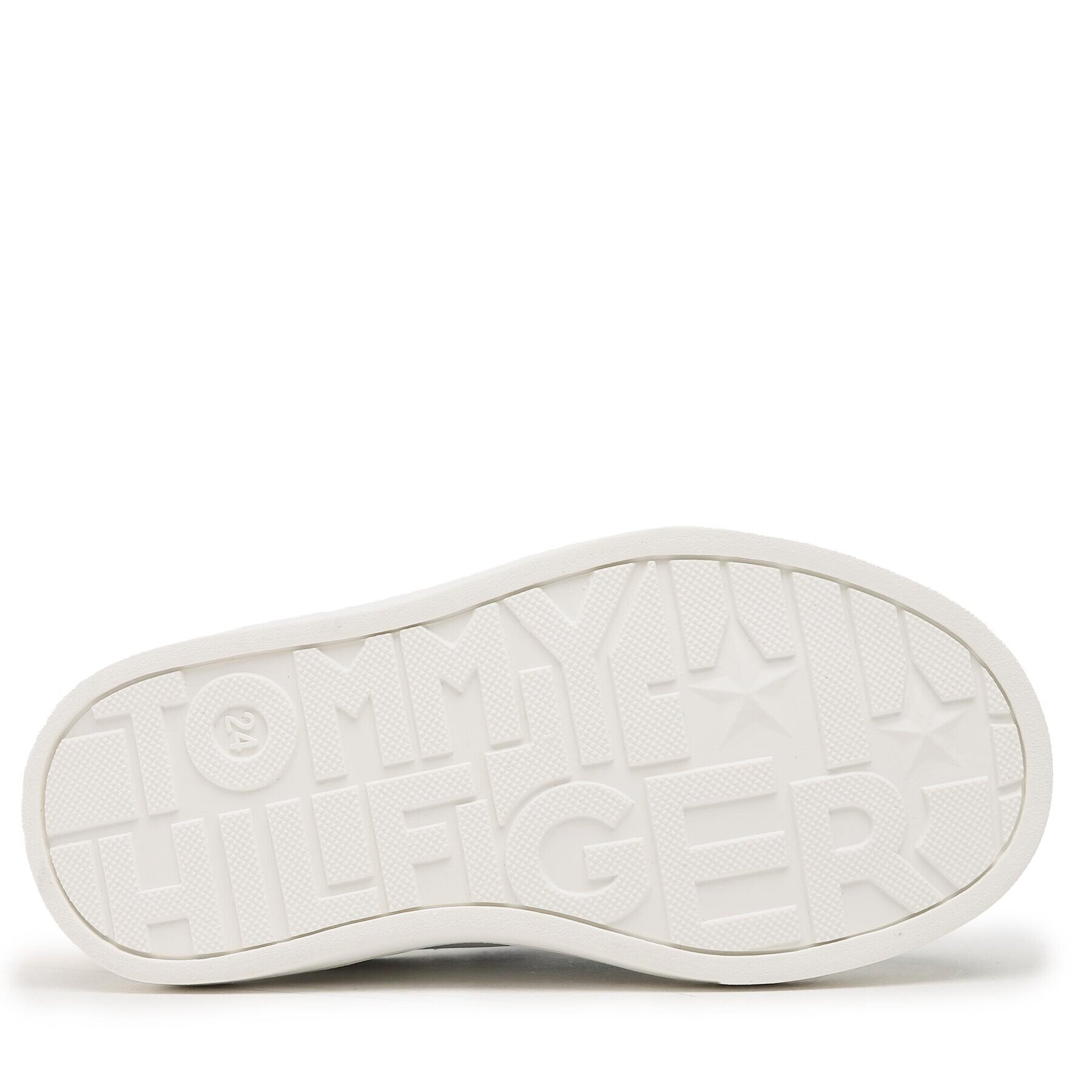 Tommy Hilfiger Superge Flag Low Cut Velcro Sneaker T1B9-32842-1355Y836 S Bela - Pepit.si