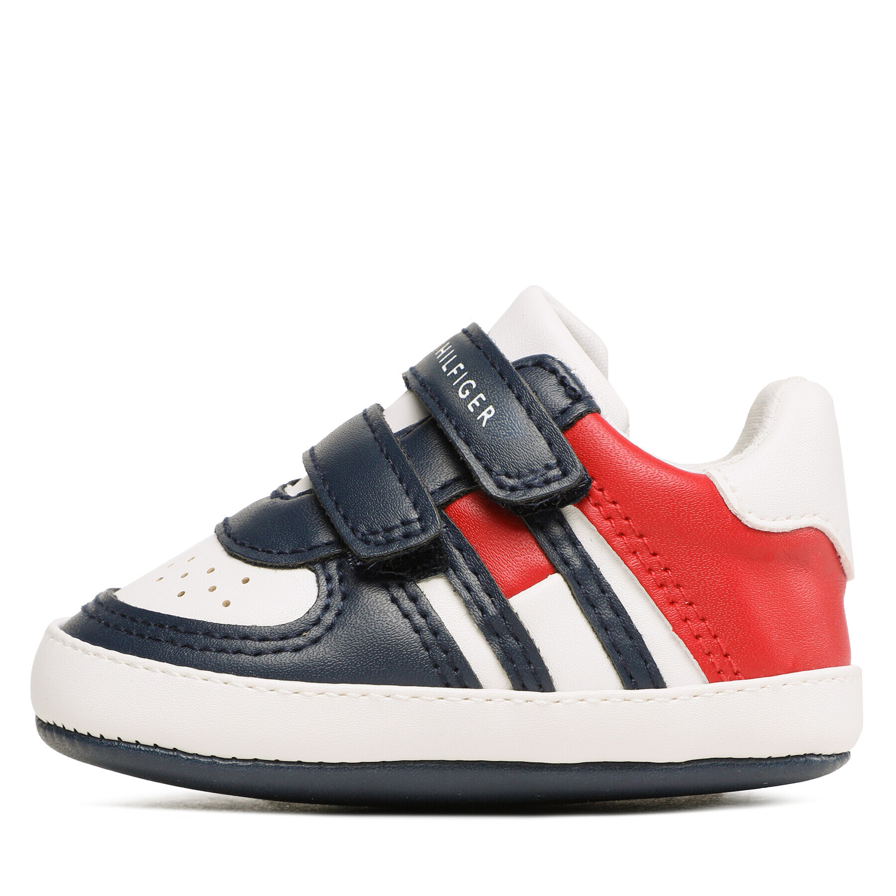 Tommy Hilfiger Superge Flag Velcro Shoe T0B4-32815-1582 Bela - Pepit.si