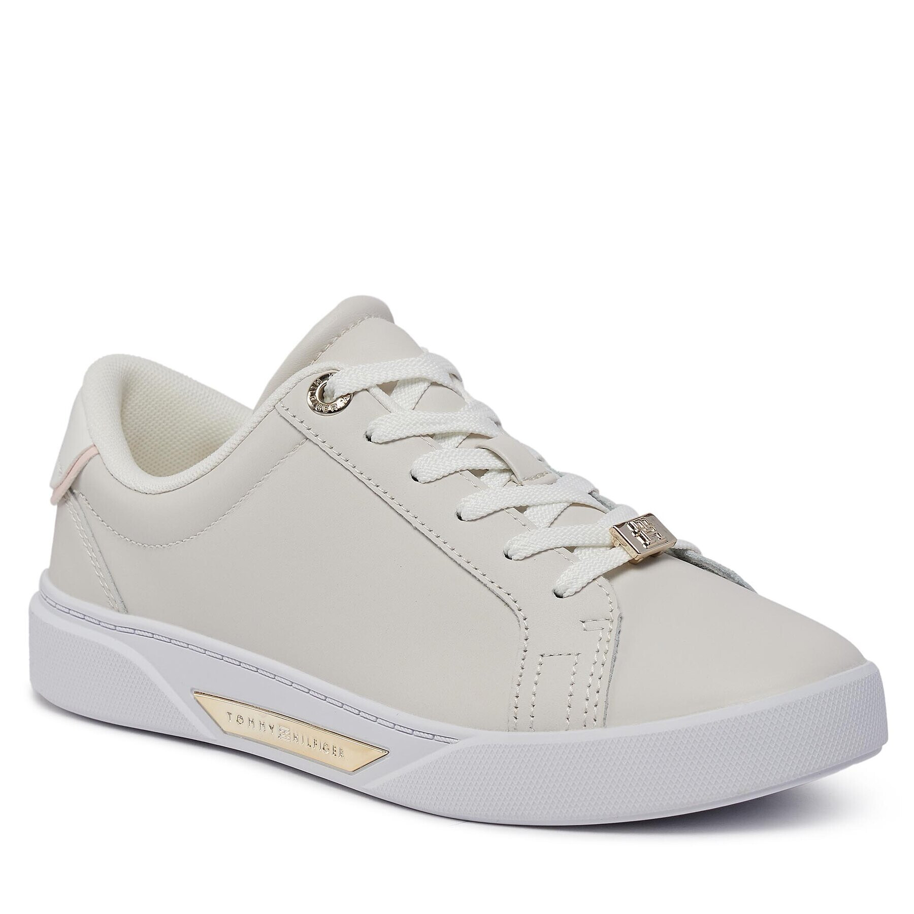 Tommy Hilfiger Superge Golden Hw Court Sneaker FW0FW07702 Siva - Pepit.si