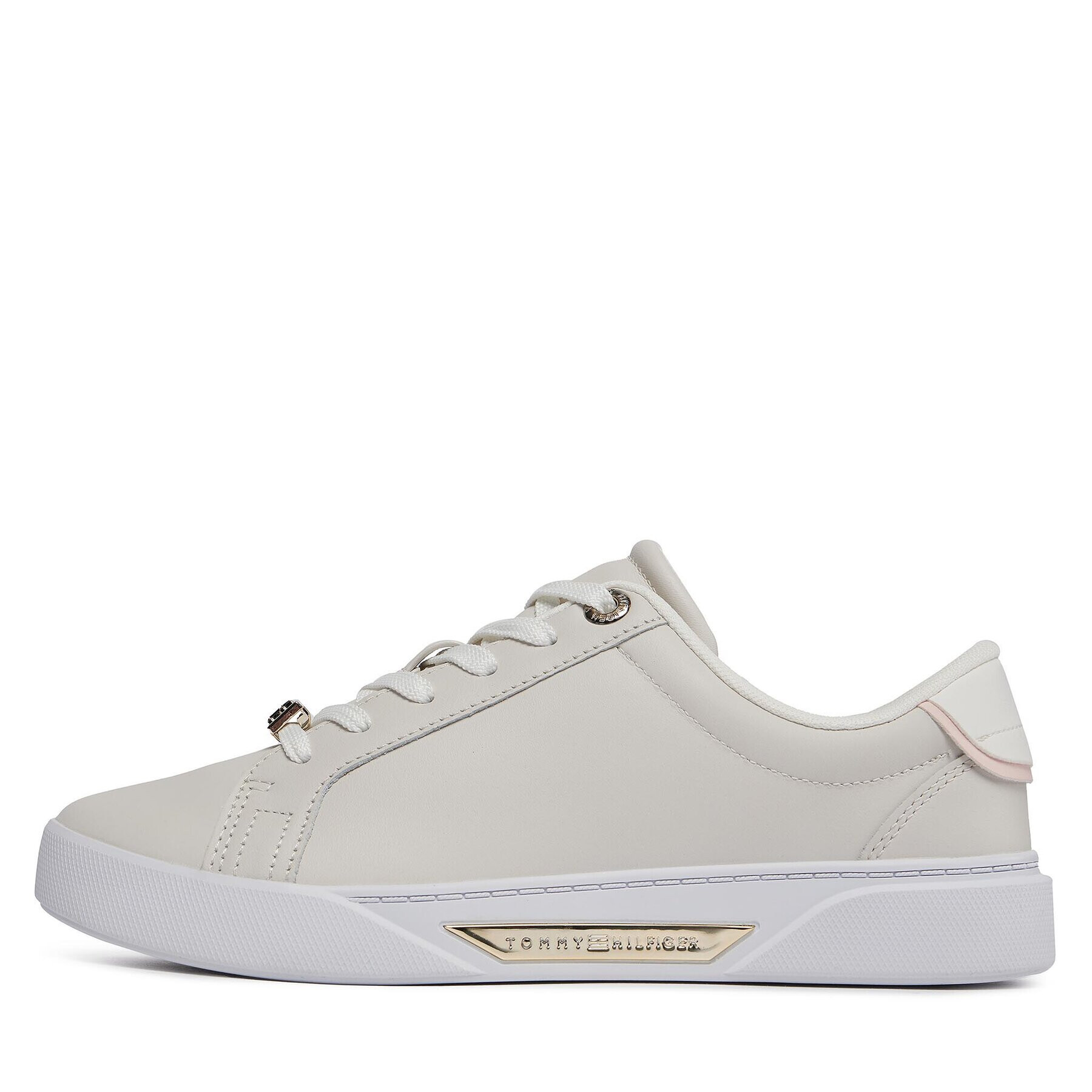 Tommy Hilfiger Superge Golden Hw Court Sneaker FW0FW07702 Siva - Pepit.si