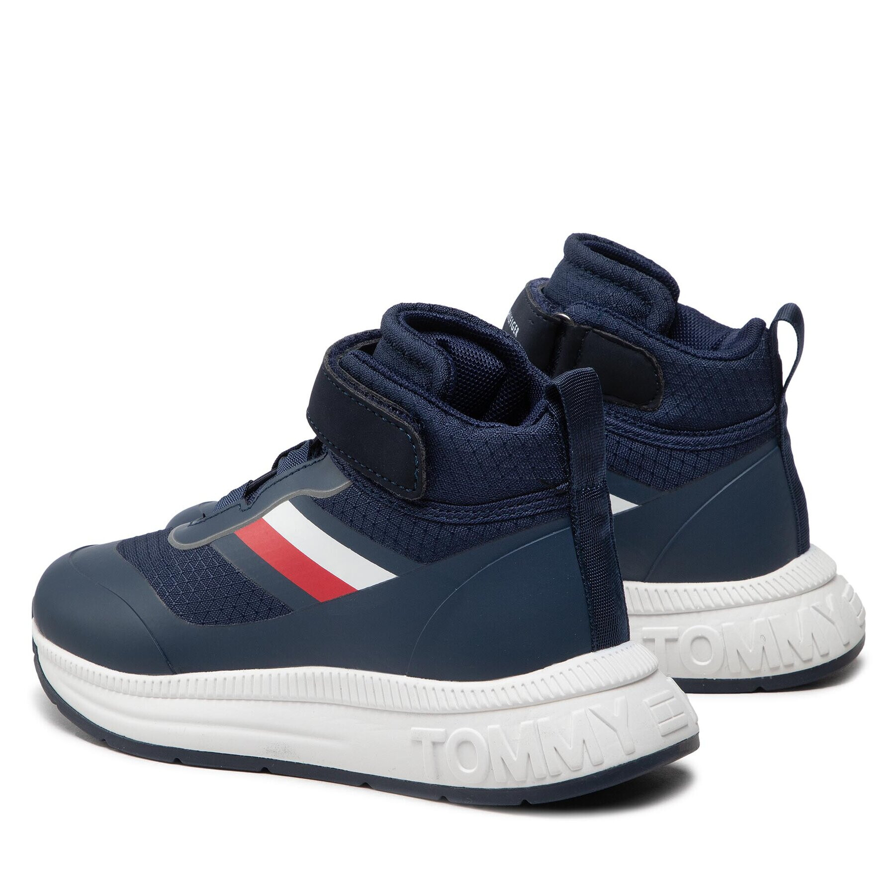 Tommy Hilfiger Superge High Top Lace Up T3B9-32507-1443 M Mornarsko modra - Pepit.si