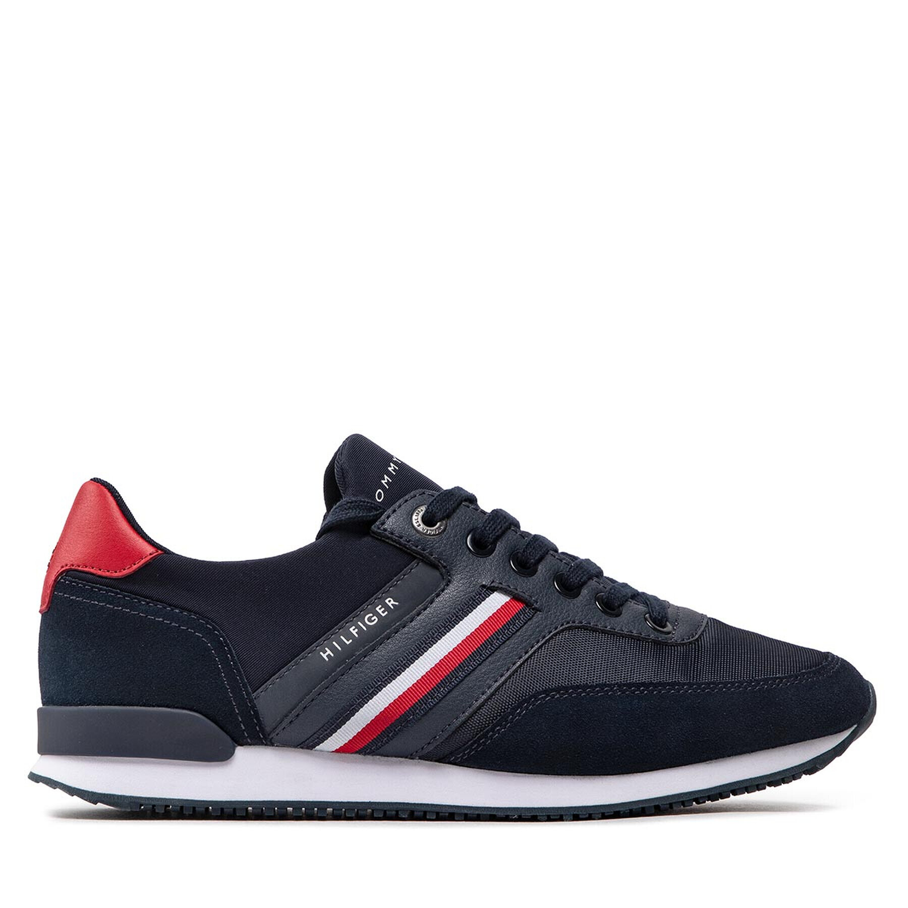 Tommy Hilfiger Superge Iconic Sock Runner Mix FM0FM04137 Mornarsko modra - Pepit.si