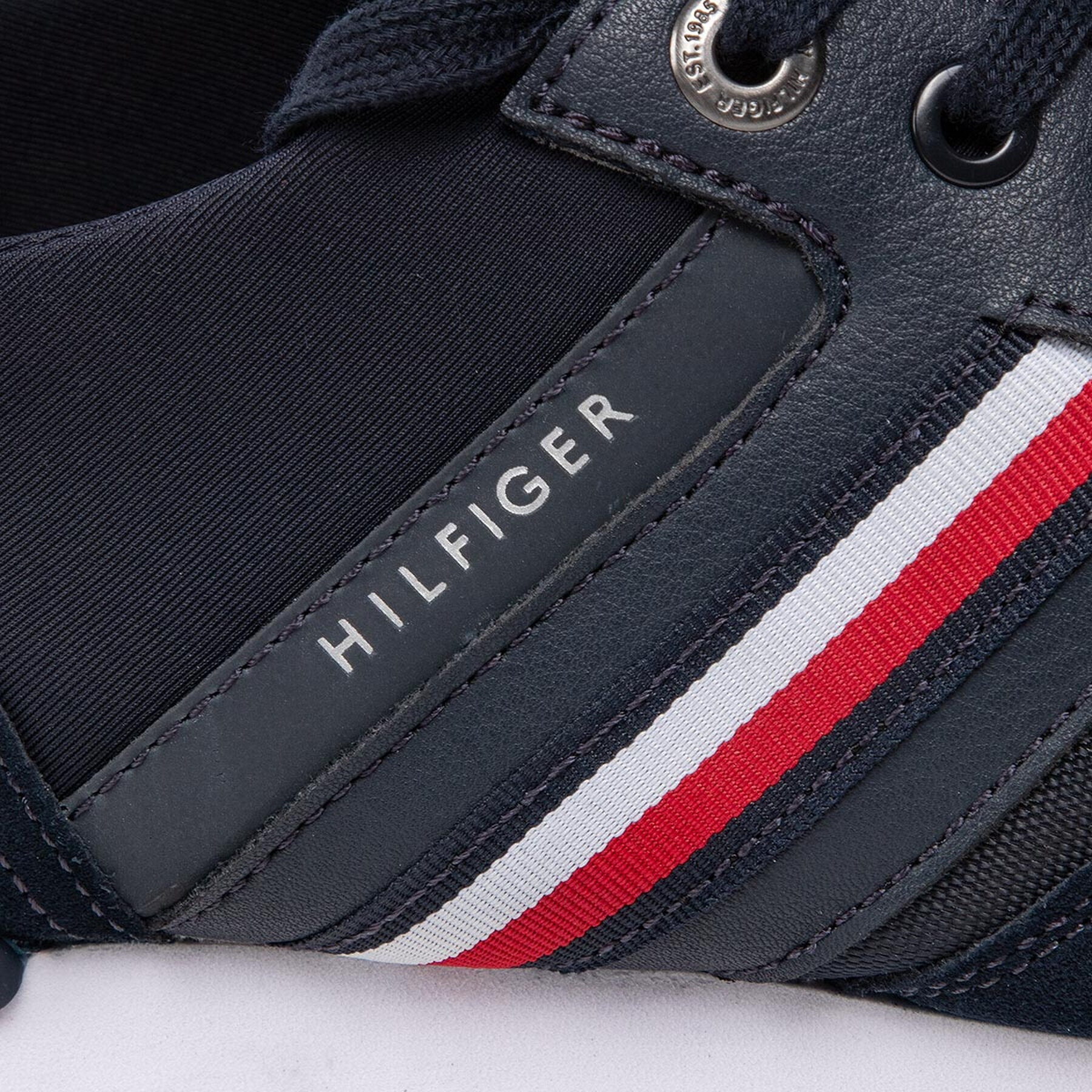 Tommy Hilfiger Superge Iconic Sock Runner Mix FM0FM04137 Mornarsko modra - Pepit.si