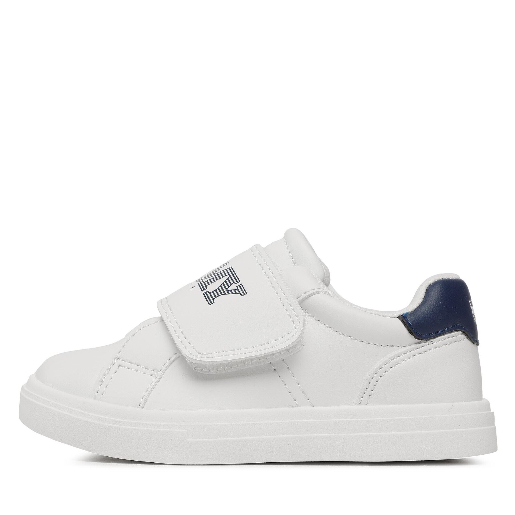 Tommy Hilfiger Superge Logo Low Cut Velcro Sneaker T1B9-32840-1355 S Bela - Pepit.si