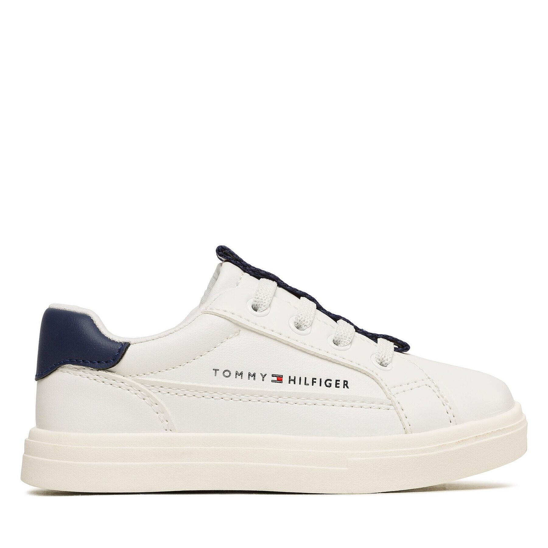 Tommy Hilfiger Superge Low Cut Lace-Up Sneaker T1B9-32844-1355 S Bela - Pepit.si