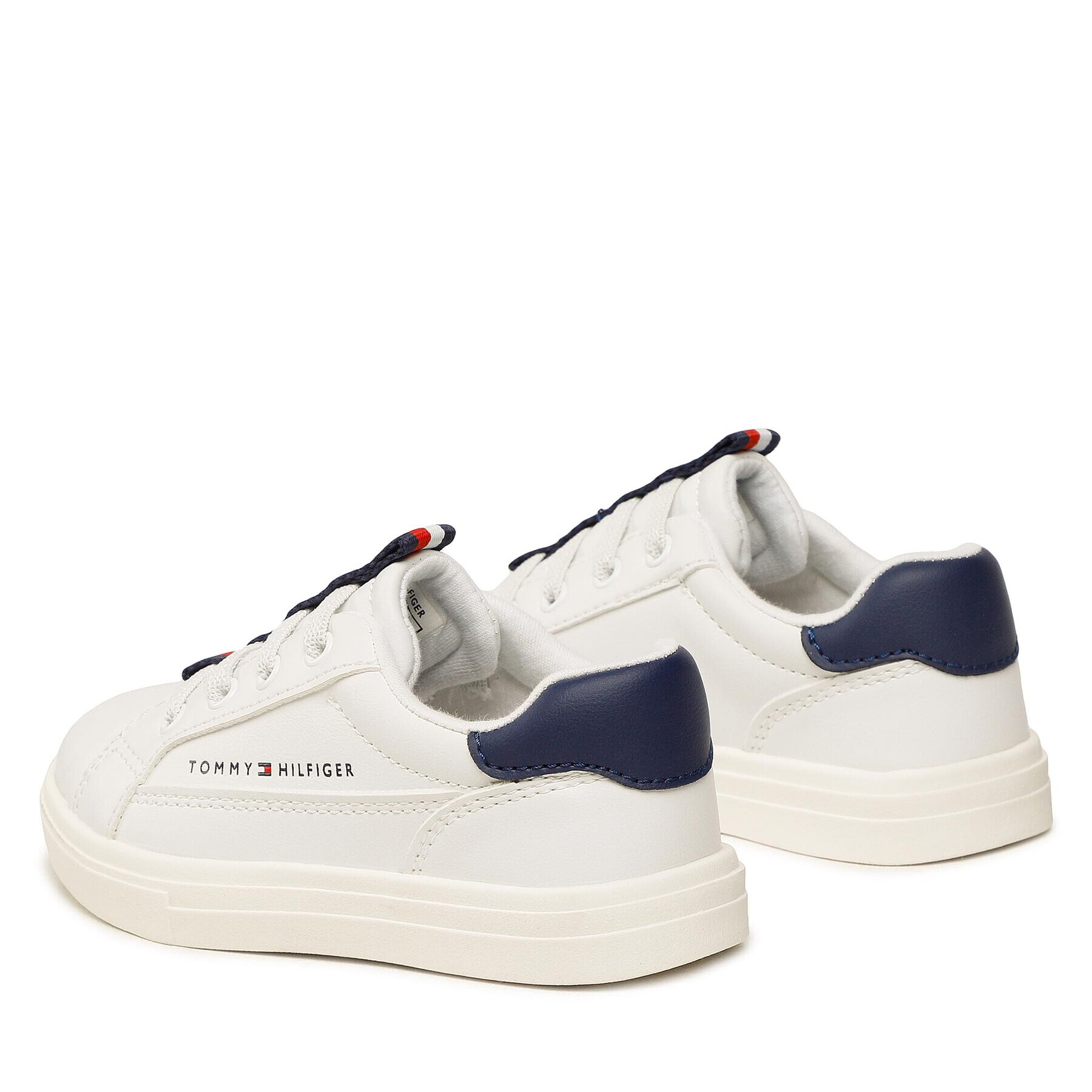 Tommy Hilfiger Superge Low Cut Lace-Up Sneaker T1B9-32844-1355 S Bela - Pepit.si