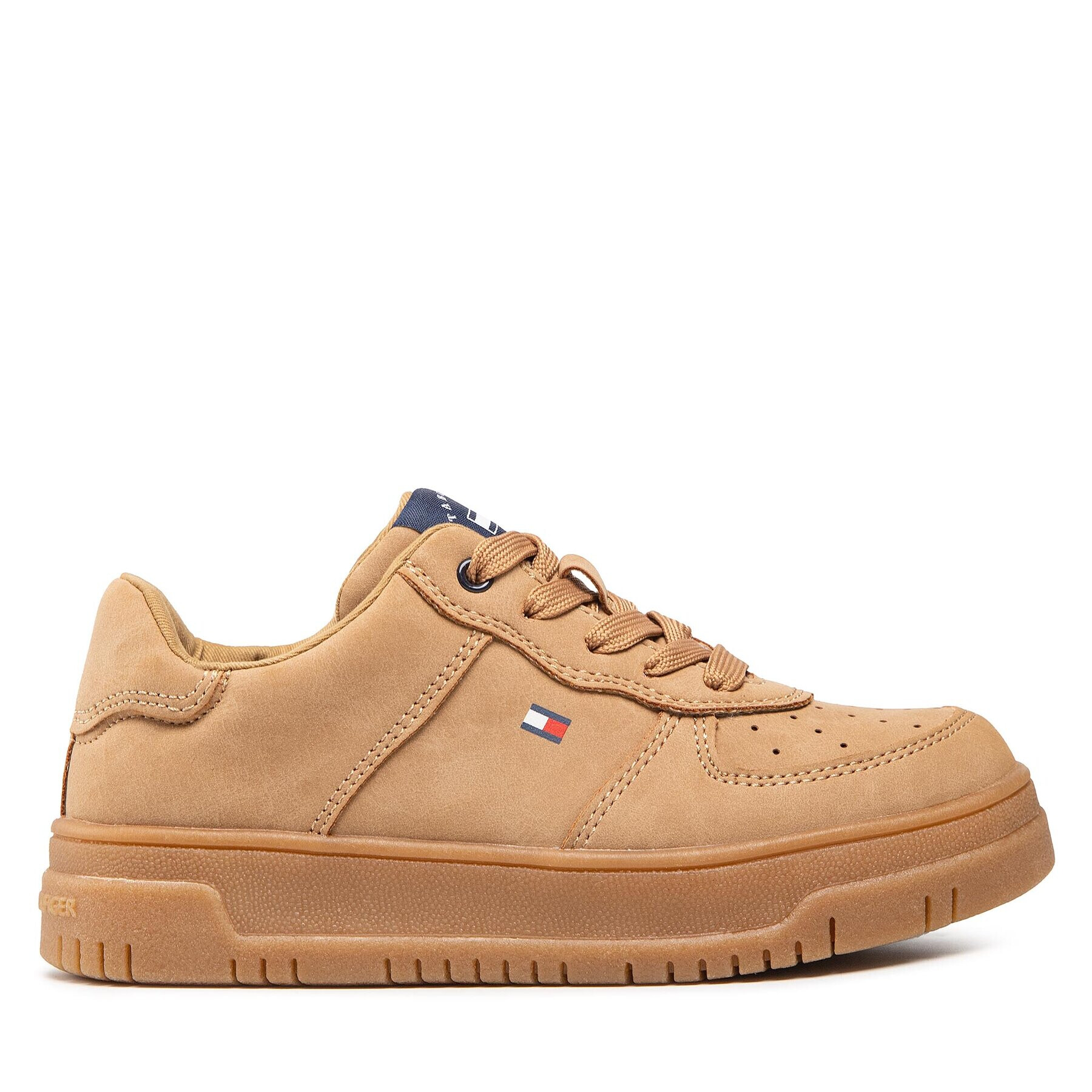 Tommy Hilfiger Superge Low Cut Lace-Up Sneaker T3B9-32478-1441 M Rjava - Pepit.si