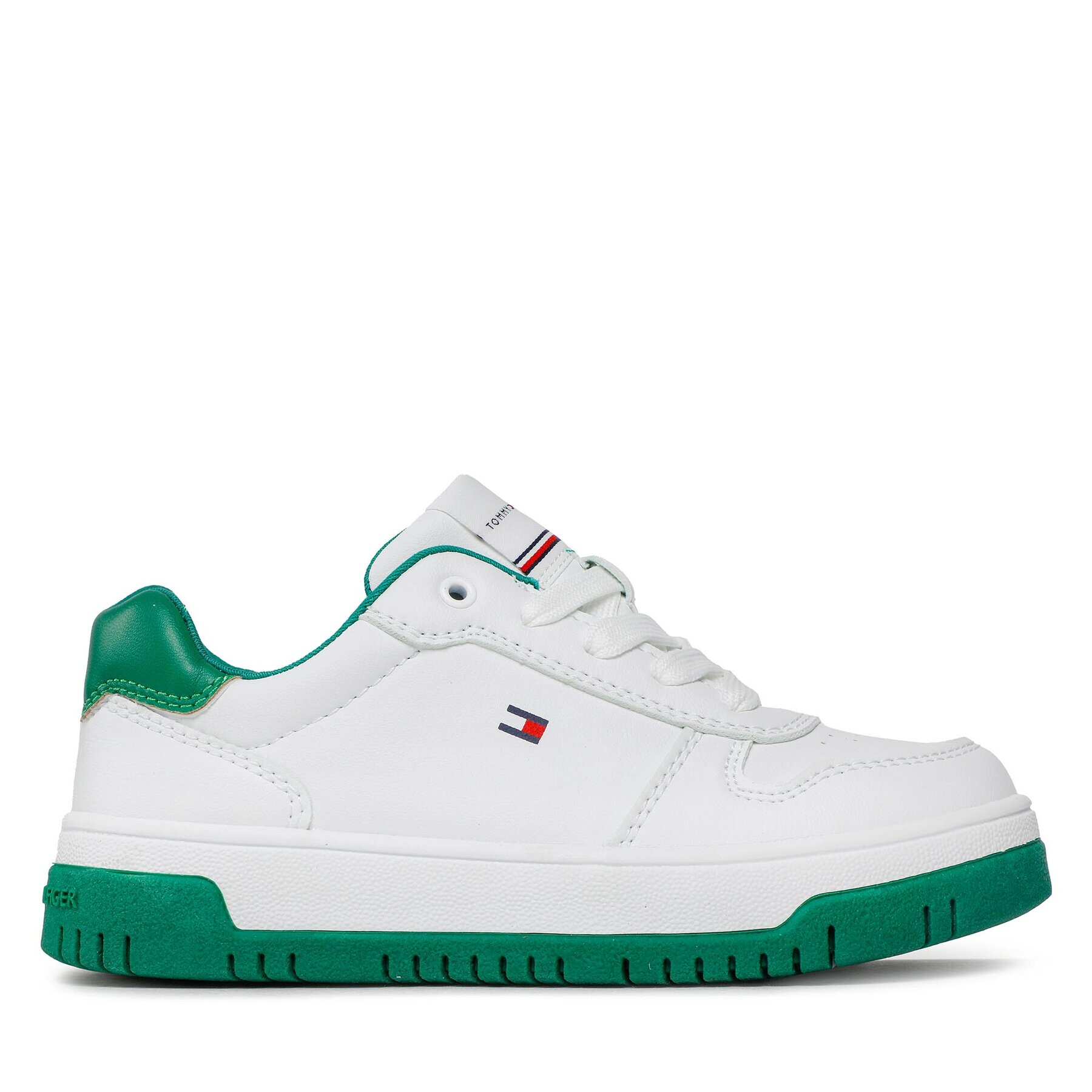 Tommy Hilfiger Superge Low Cut Lace-Up Sneaker T3X9-32871-1355 M Bela - Pepit.si