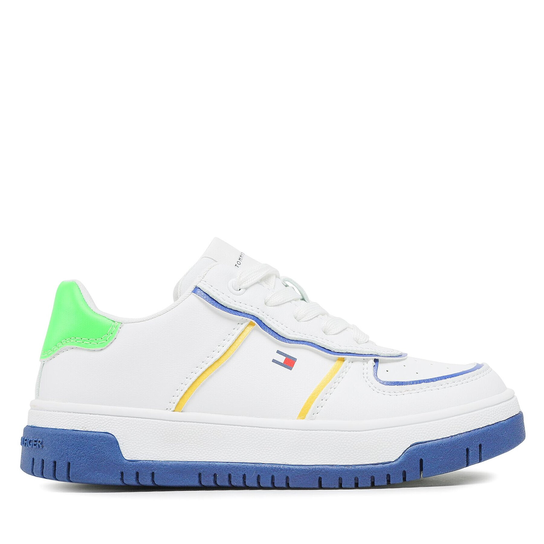 Tommy Hilfiger Superge Low Cut Lace-Up Sneaker T3X9-32873-1355 M Bela - Pepit.si