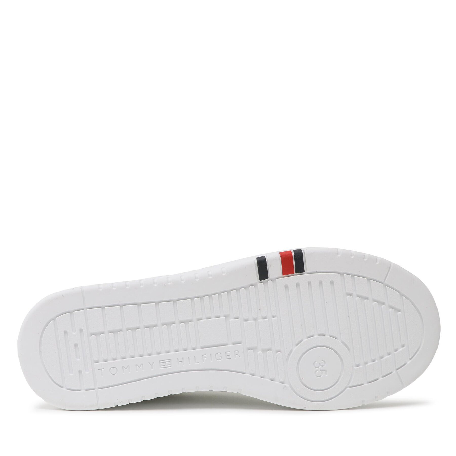 Tommy Hilfiger Superge Low Cut Lace-Up T3B4-32222-1355 S Bela - Pepit.si