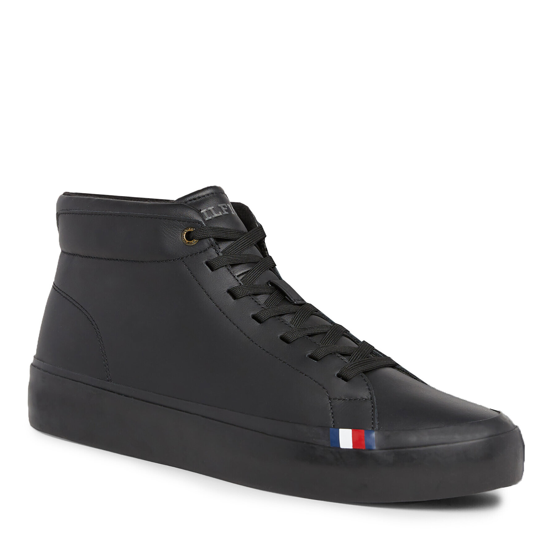 Tommy Hilfiger Superge Modern Vulc Lth Hi Wl FM0FM04820 Črna - Pepit.si