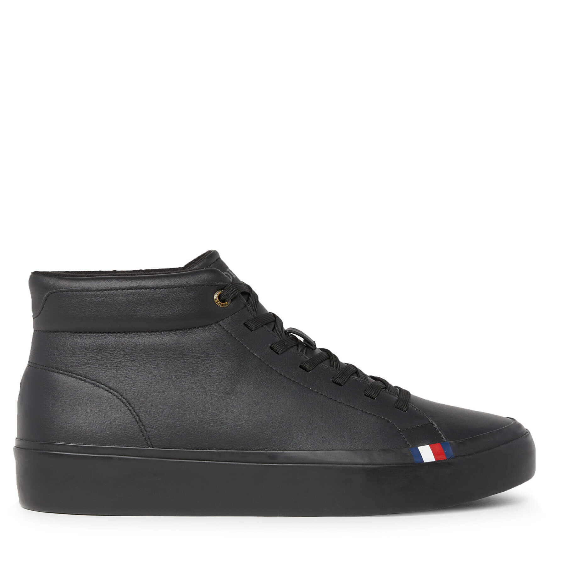 Tommy Hilfiger Superge Modern Vulc Lth Hi Wl FM0FM04820 Črna - Pepit.si