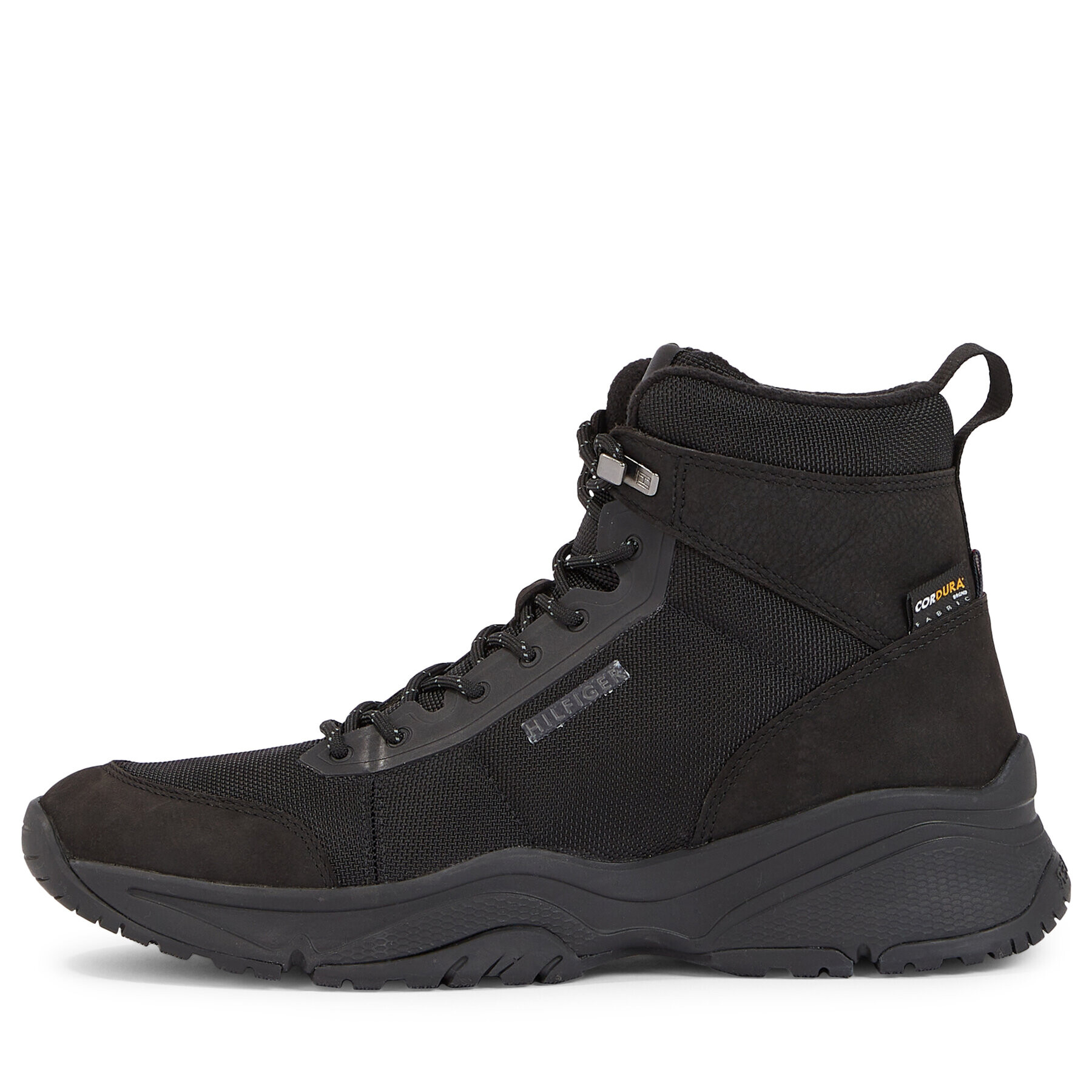 Tommy Hilfiger Superge Outdoor Snk Boot Lth Cordura FM0FM04838 Črna - Pepit.si