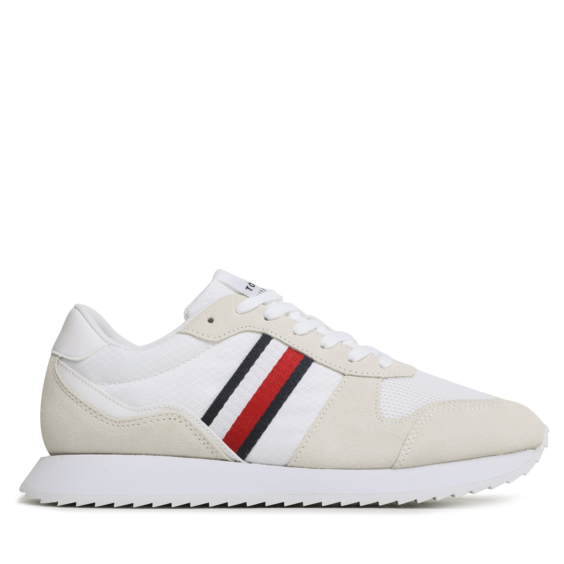 Tommy Hilfiger Superge Runner Evo Mix FM0FM04699 Bež - Pepit.si