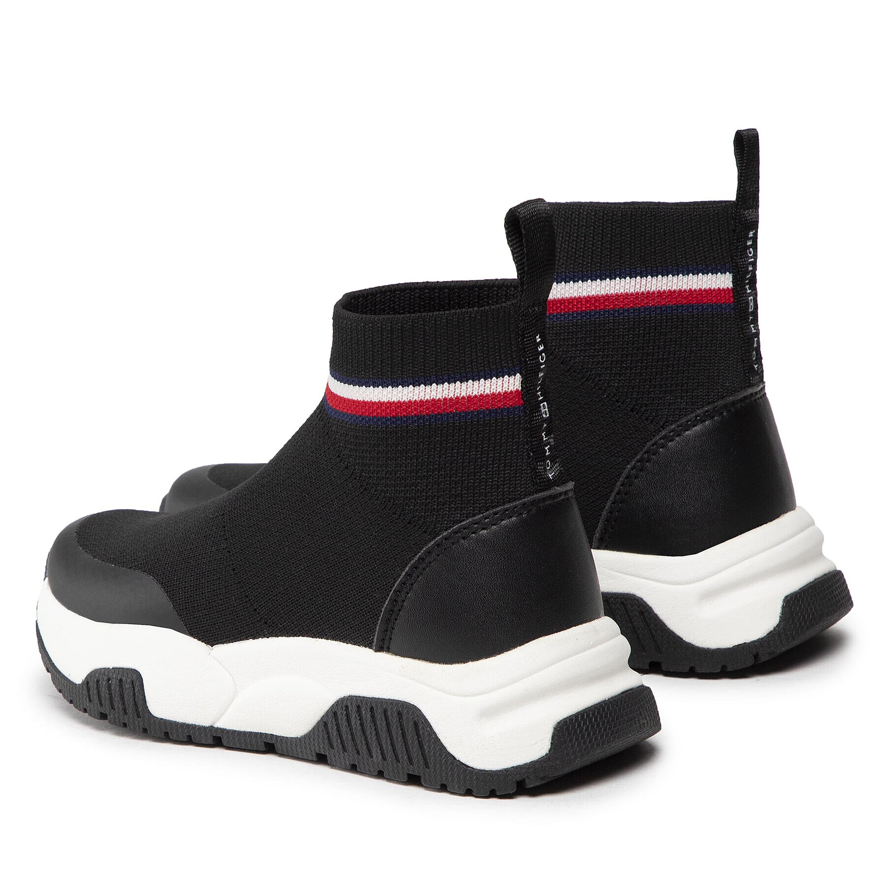 Tommy Hilfiger Superge Sock Sneaker T3A9-32360-0702 M Črna - Pepit.si