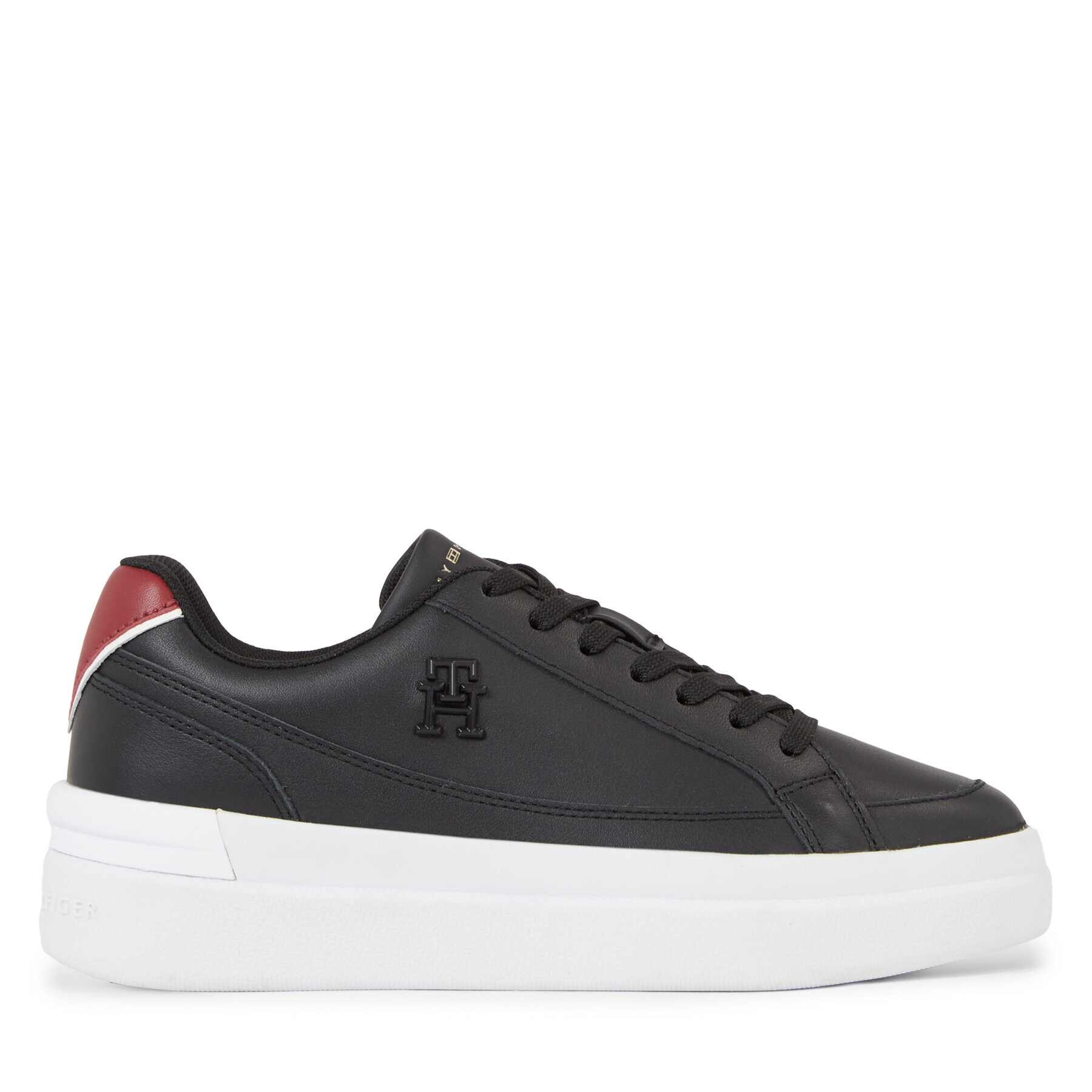 Tommy Hilfiger Superge Th Elevated Court Sneaker FW0FW07568 Črna - Pepit.si