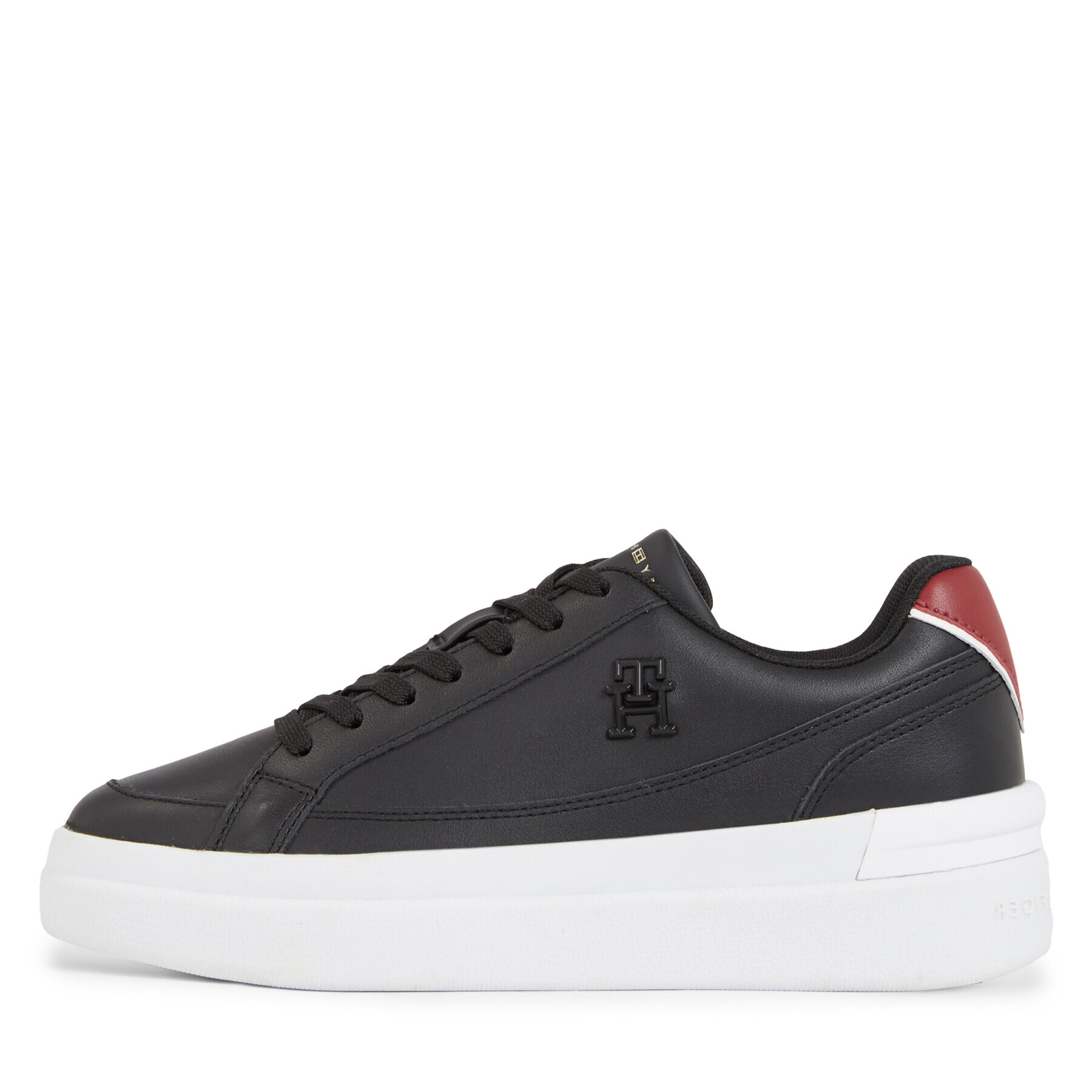 Tommy Hilfiger Superge Th Elevated Court Sneaker FW0FW07568 Črna - Pepit.si