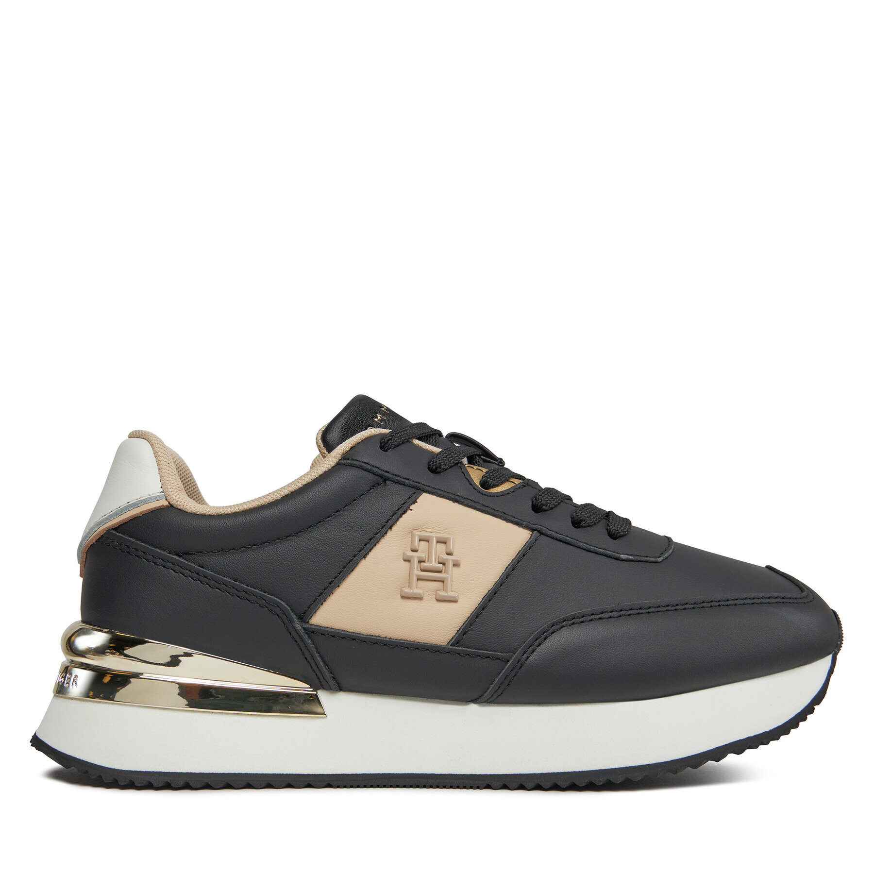 Tommy Hilfiger Superge Th Elevated Feminine Runner Hw FW0FW07830 Črna - Pepit.si