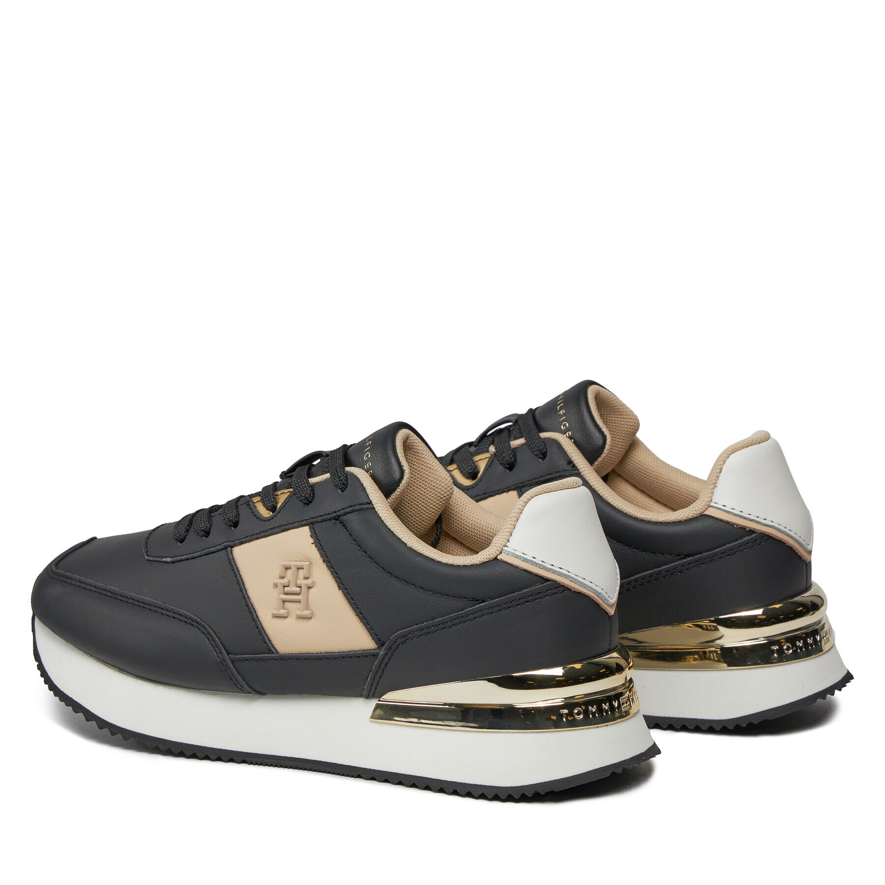 Tommy Hilfiger Superge Th Elevated Feminine Runner Hw FW0FW07830 Črna - Pepit.si