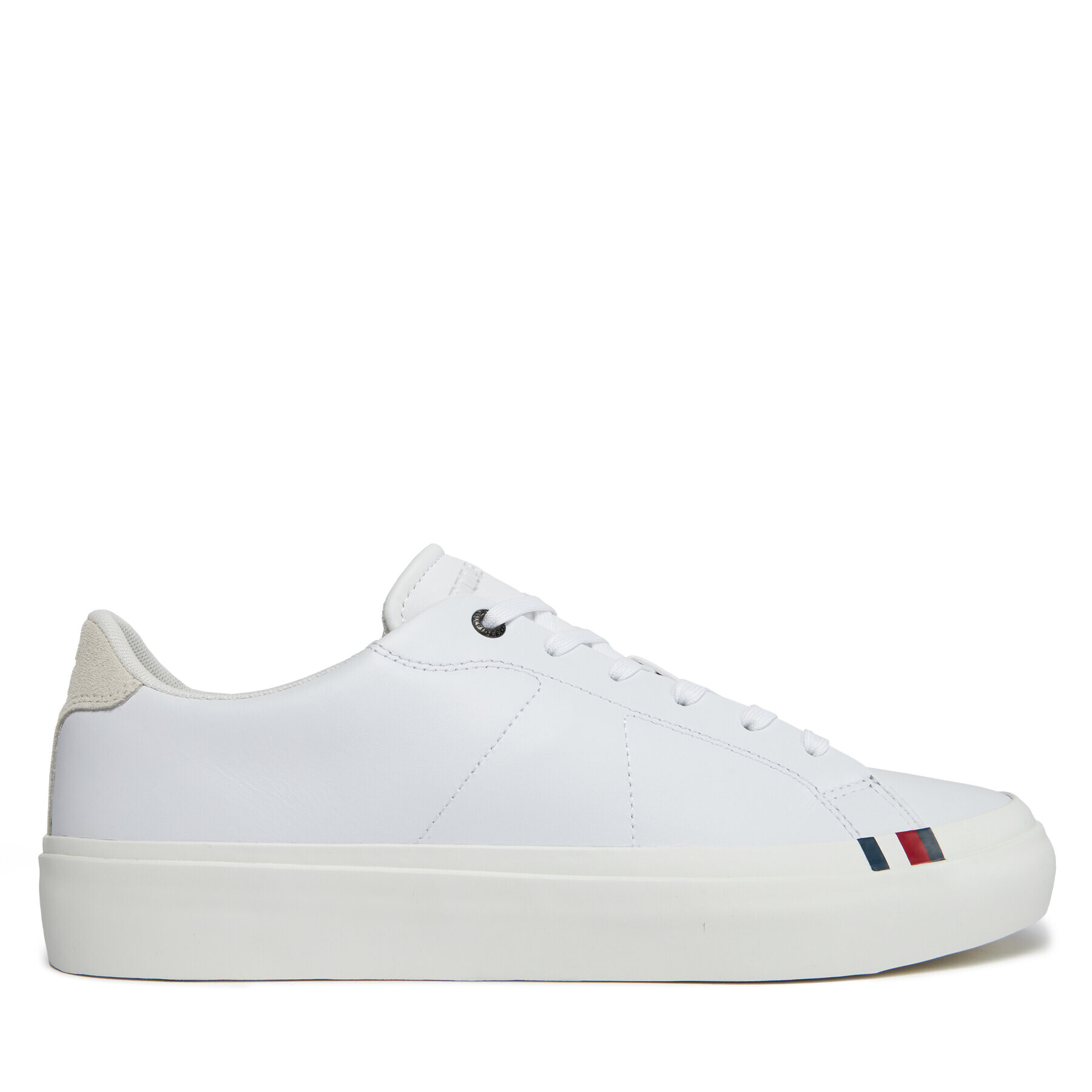 Tommy Hilfiger Superge Thick Vulc Low Premium Lth FM0FM04881 Bela - Pepit.si