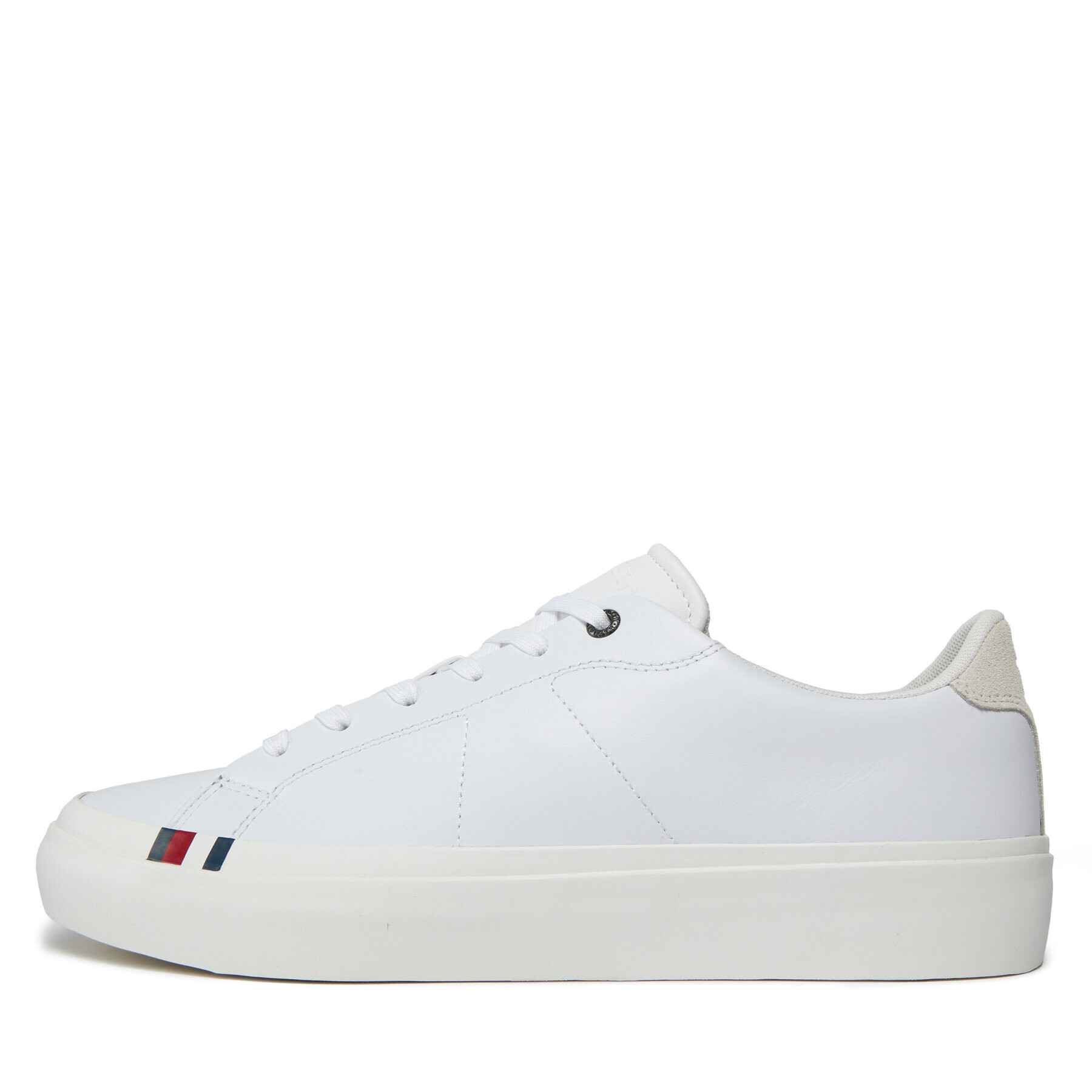 Tommy Hilfiger Superge Thick Vulc Low Premium Lth FM0FM04881 Bela - Pepit.si