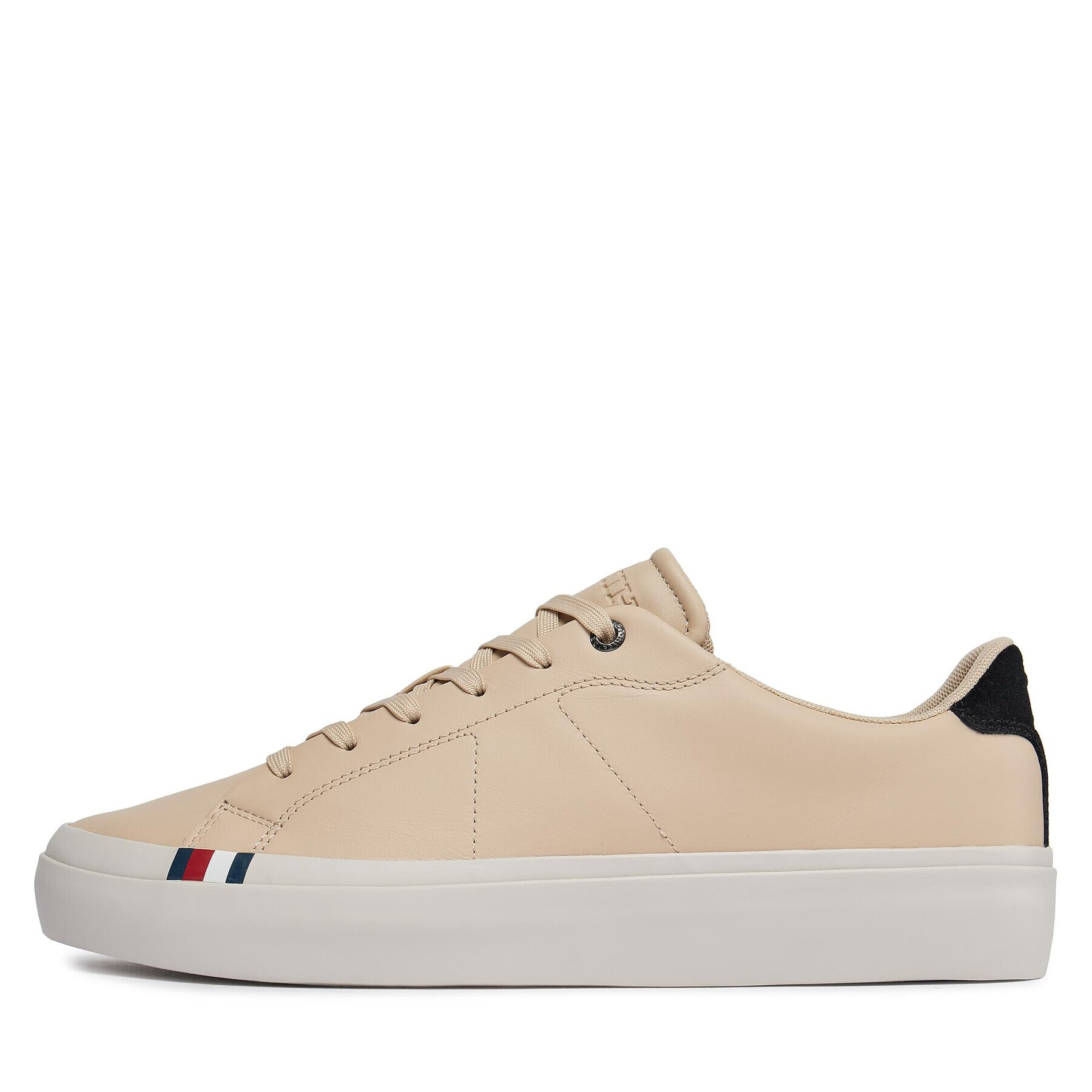 Tommy Hilfiger Superge Thick Vulc Low Premium Lth FM0FM04881 Bela - Pepit.si