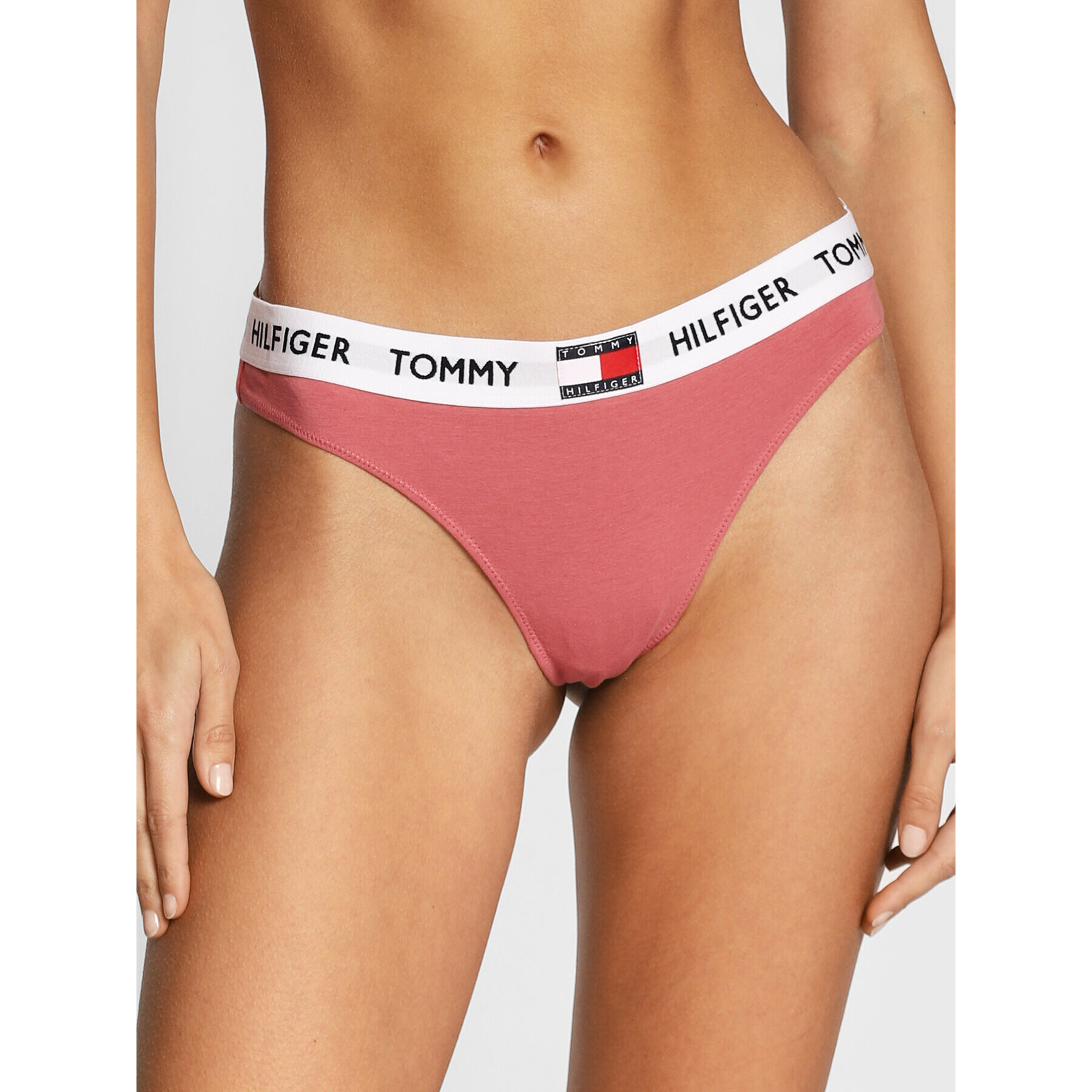 Tommy Hilfiger Tangice UW0UW02198 Roza - Pepit.si