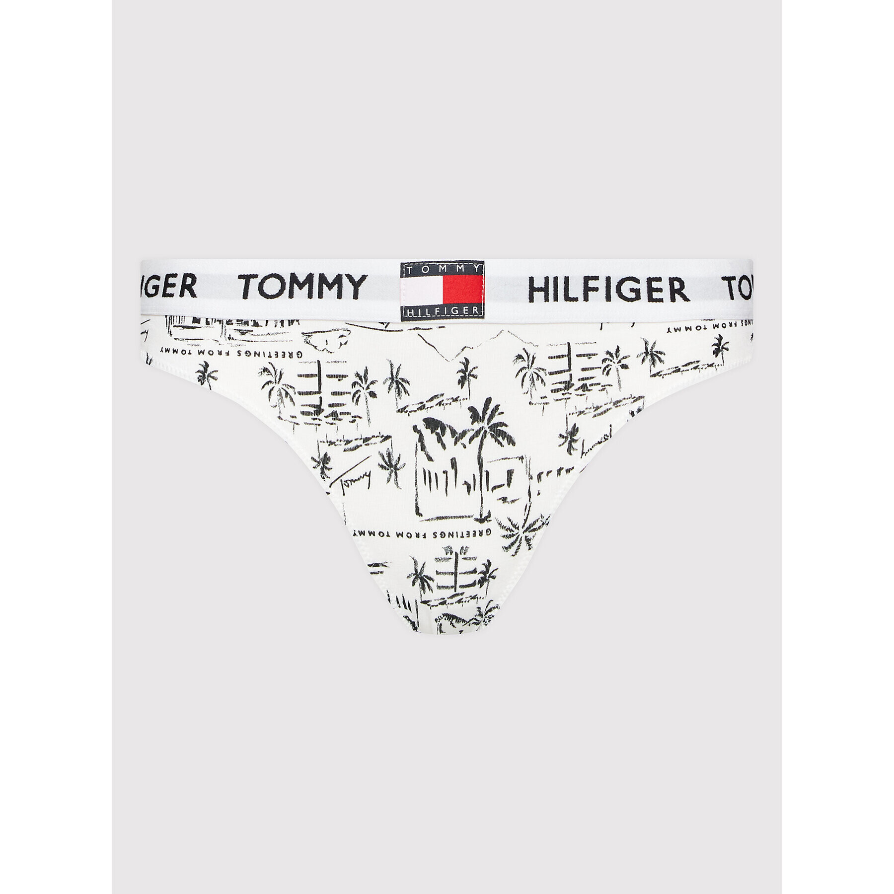 Tommy Hilfiger Tangice UW0UW02200 Bela - Pepit.si