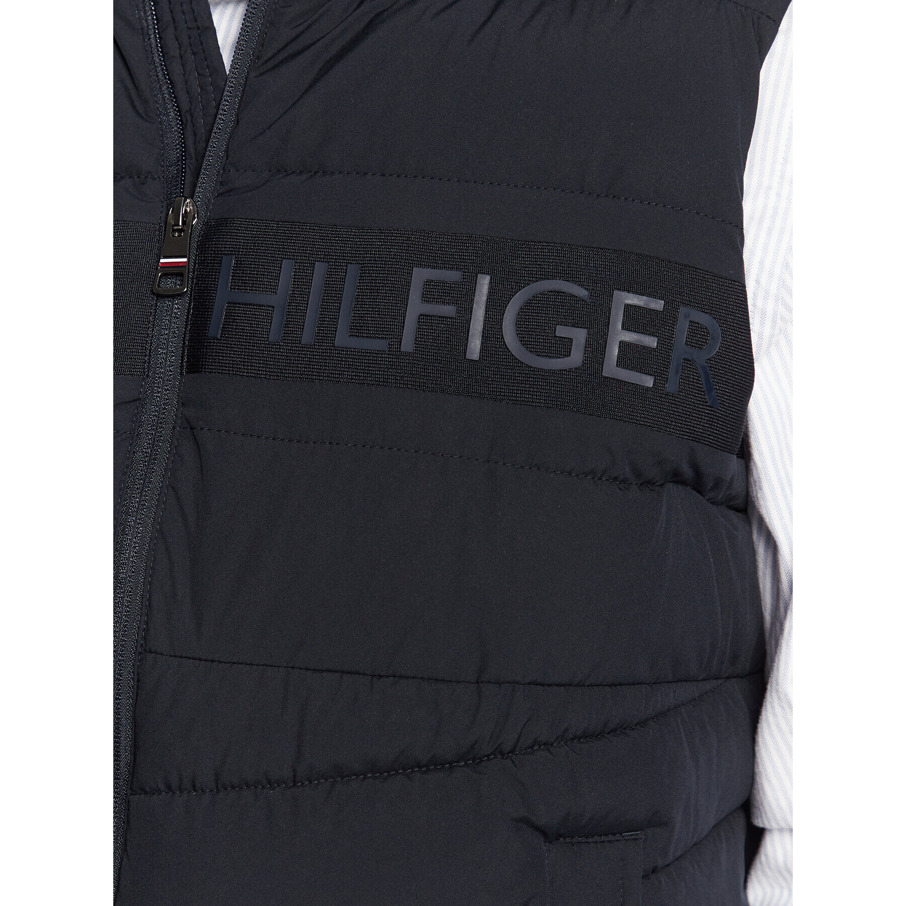 Tommy Hilfiger Telovnik MW0MW29018 Mornarsko modra Regular Fit - Pepit.si