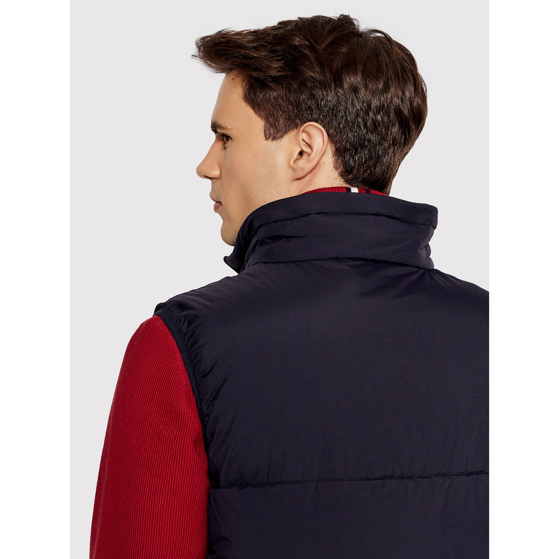 Tommy Hilfiger Telovnik Vest MW0MW19655 Mornarsko modra Regular Fit - Pepit.si