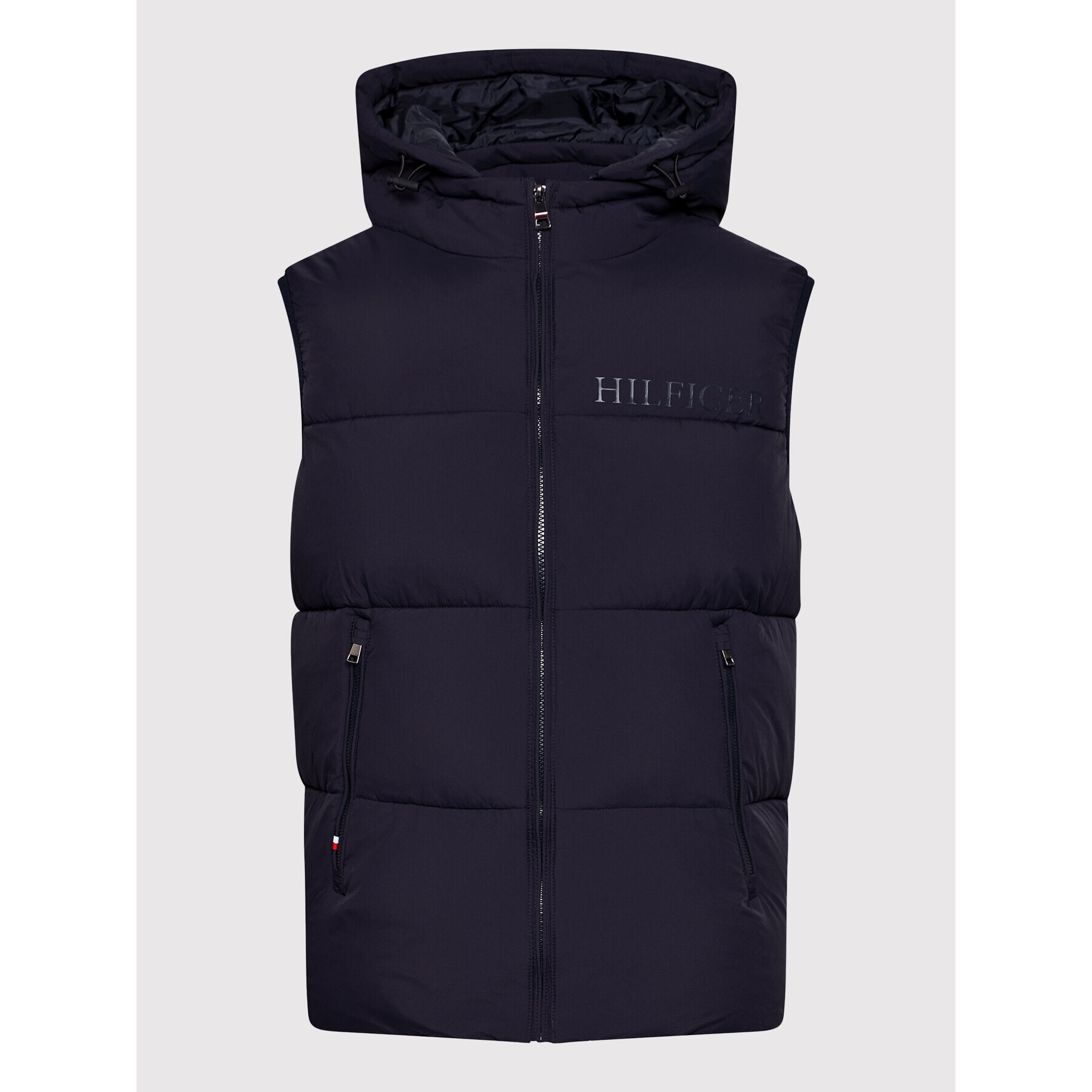 Tommy Hilfiger Telovnik Vest MW0MW19655 Mornarsko modra Regular Fit - Pepit.si