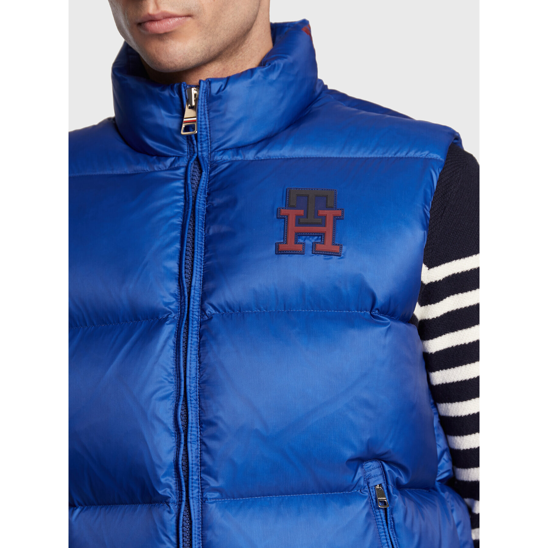 Tommy Hilfiger Telovnik Zero Gravity MW0MW28732 Modra Regular Fit - Pepit.si