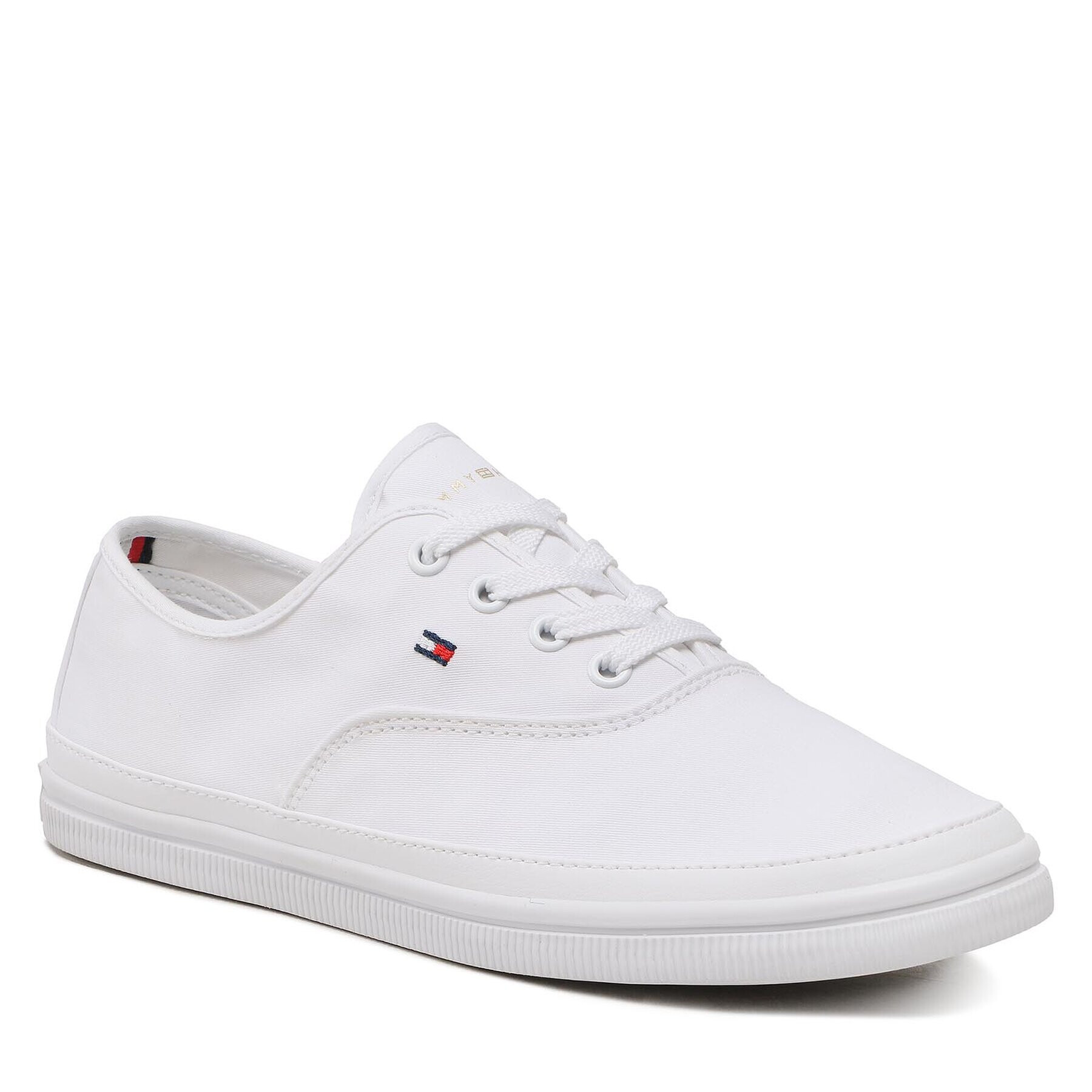 Tommy Hilfiger Tenis superge Essential Kesha Lace Sneaker FW0FW06955 Bela - Pepit.si