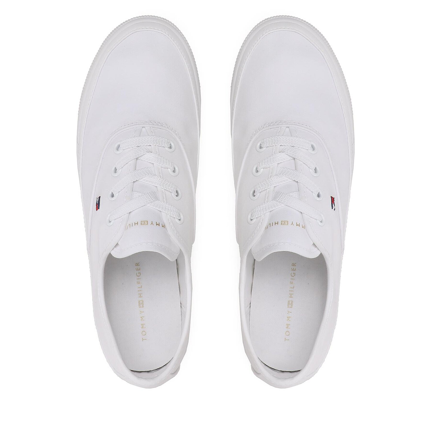 Tommy Hilfiger Tenis superge Essential Kesha Lace Sneaker FW0FW06955 Bela - Pepit.si