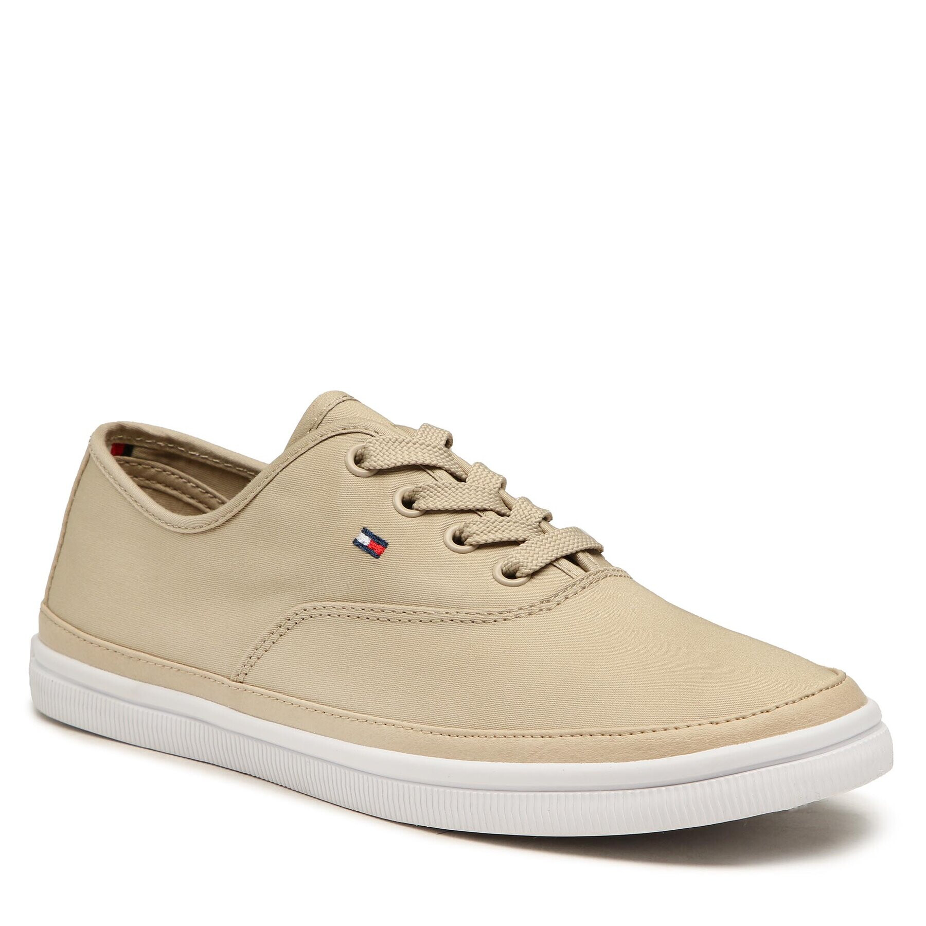 Tommy Hilfiger Tenis superge Essential Kesha Lace Sneaker FW0FW06955 Bež - Pepit.si