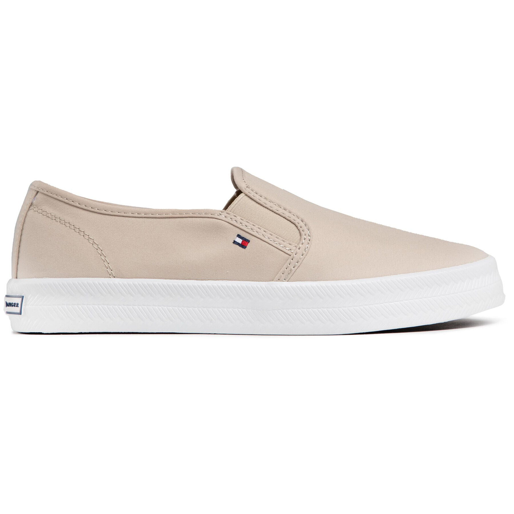 Tommy Hilfiger Tenis superge Essential Nautical Slip On FW0FW05535 Bež - Pepit.si