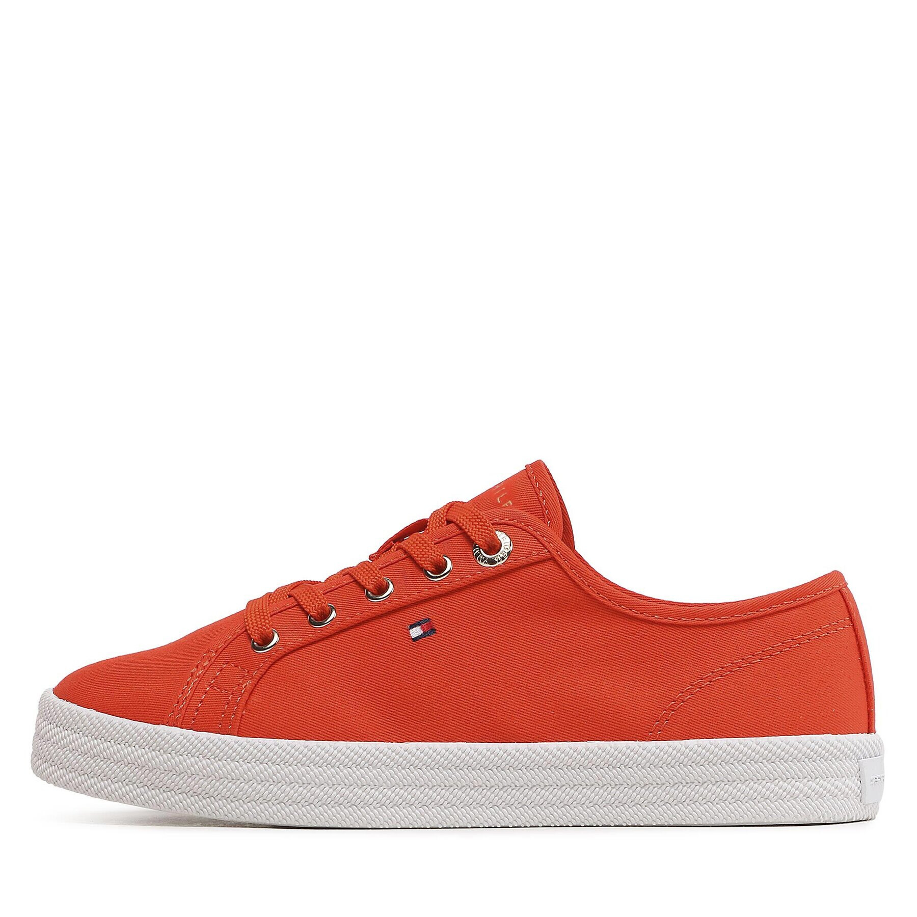 Tommy Hilfiger Tenis superge Essential Vulcanized Sneaker FW0FW07119 Rdeča - Pepit.si