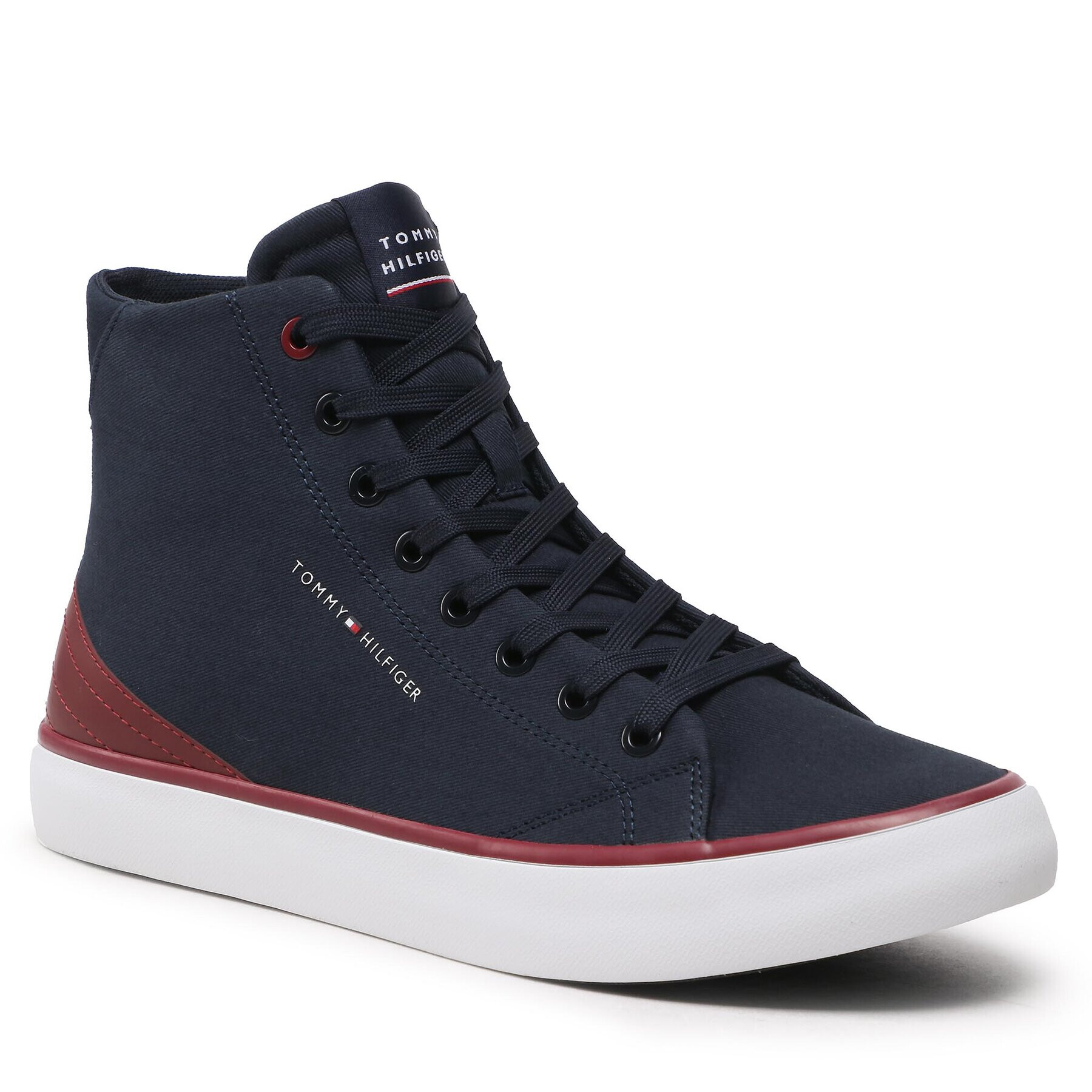 Tommy Hilfiger Tenis superge Th Hi Vulc Core Canvas FM0FM04729 Mornarsko modra - Pepit.si