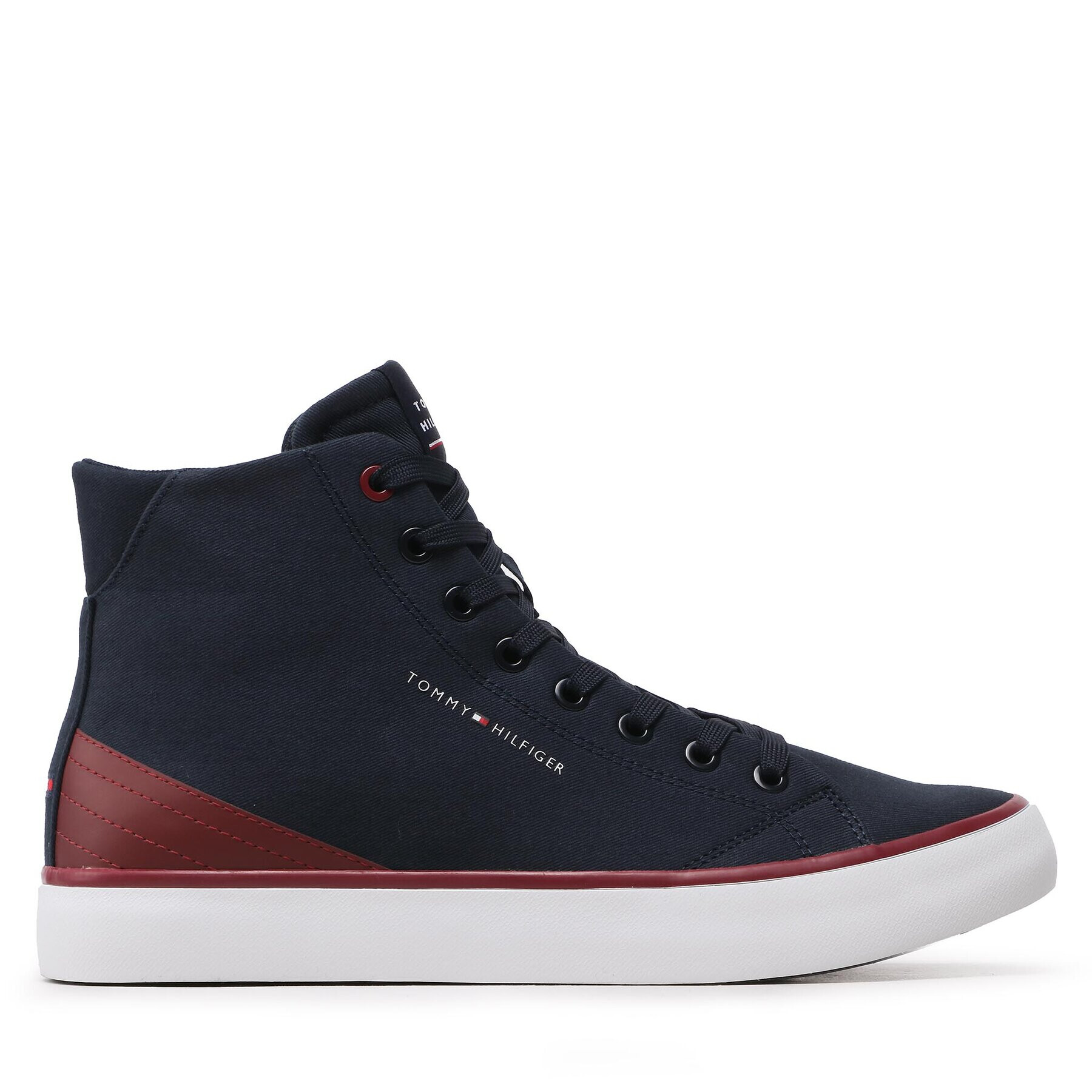 Tommy Hilfiger Tenis superge Th Hi Vulc Core Canvas FM0FM04729 Mornarsko modra - Pepit.si