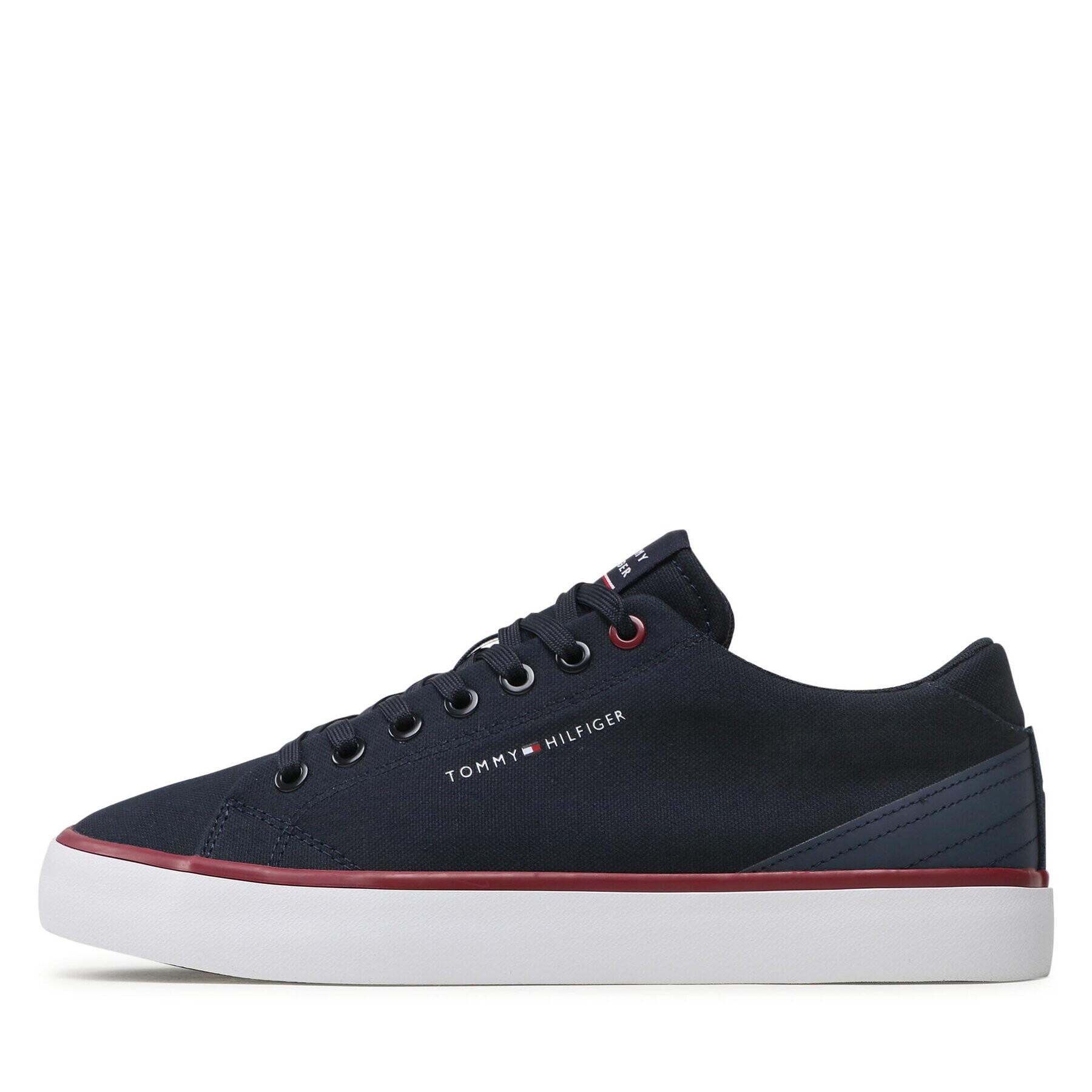 Tommy Hilfiger Tenis superge Th Hi Vulc Core Low Canvas FM0FM04737 Mornarsko modra - Pepit.si