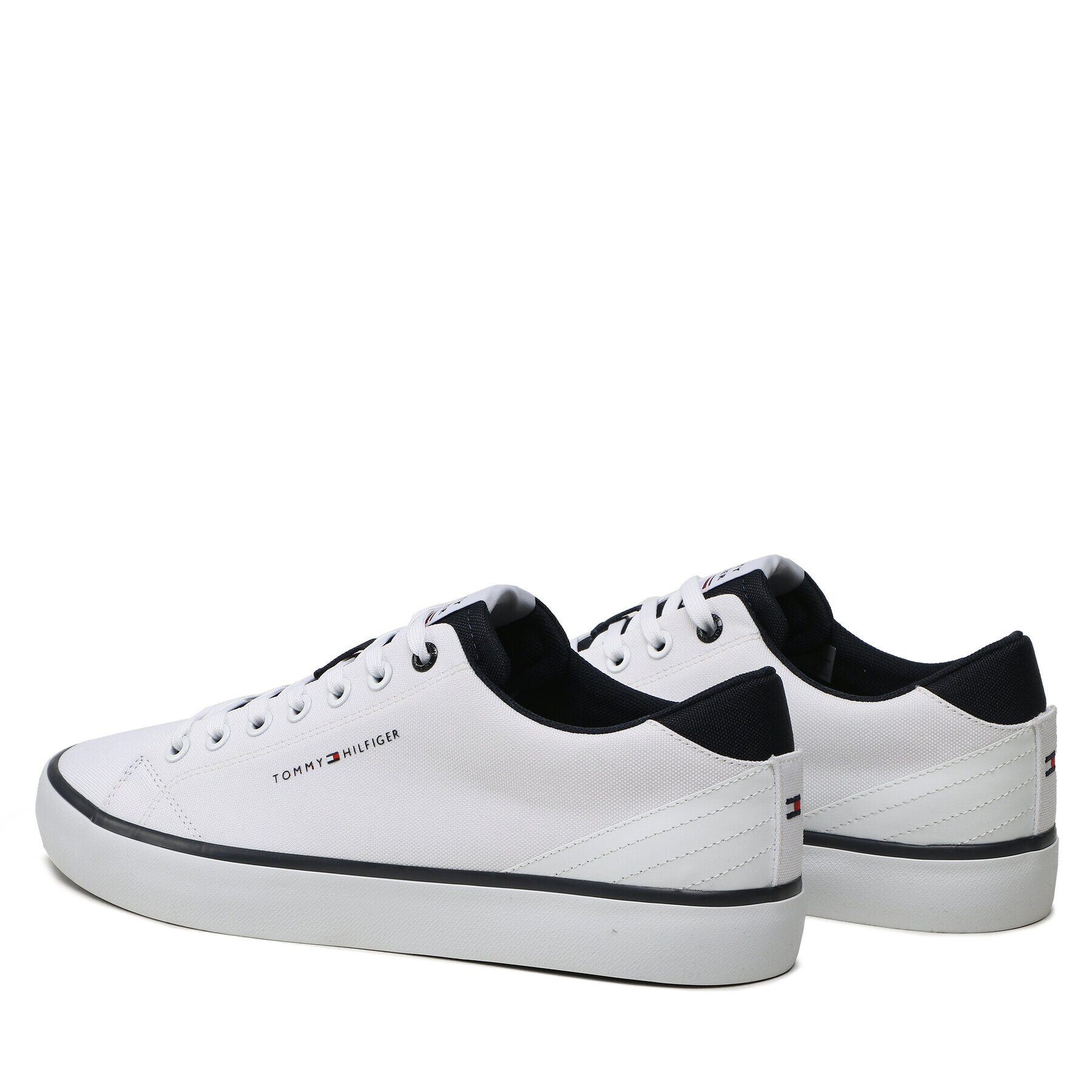 Tommy Hilfiger Tenis superge Th Hi Vulc Core Low Mesh FM0FM04685 Bela - Pepit.si