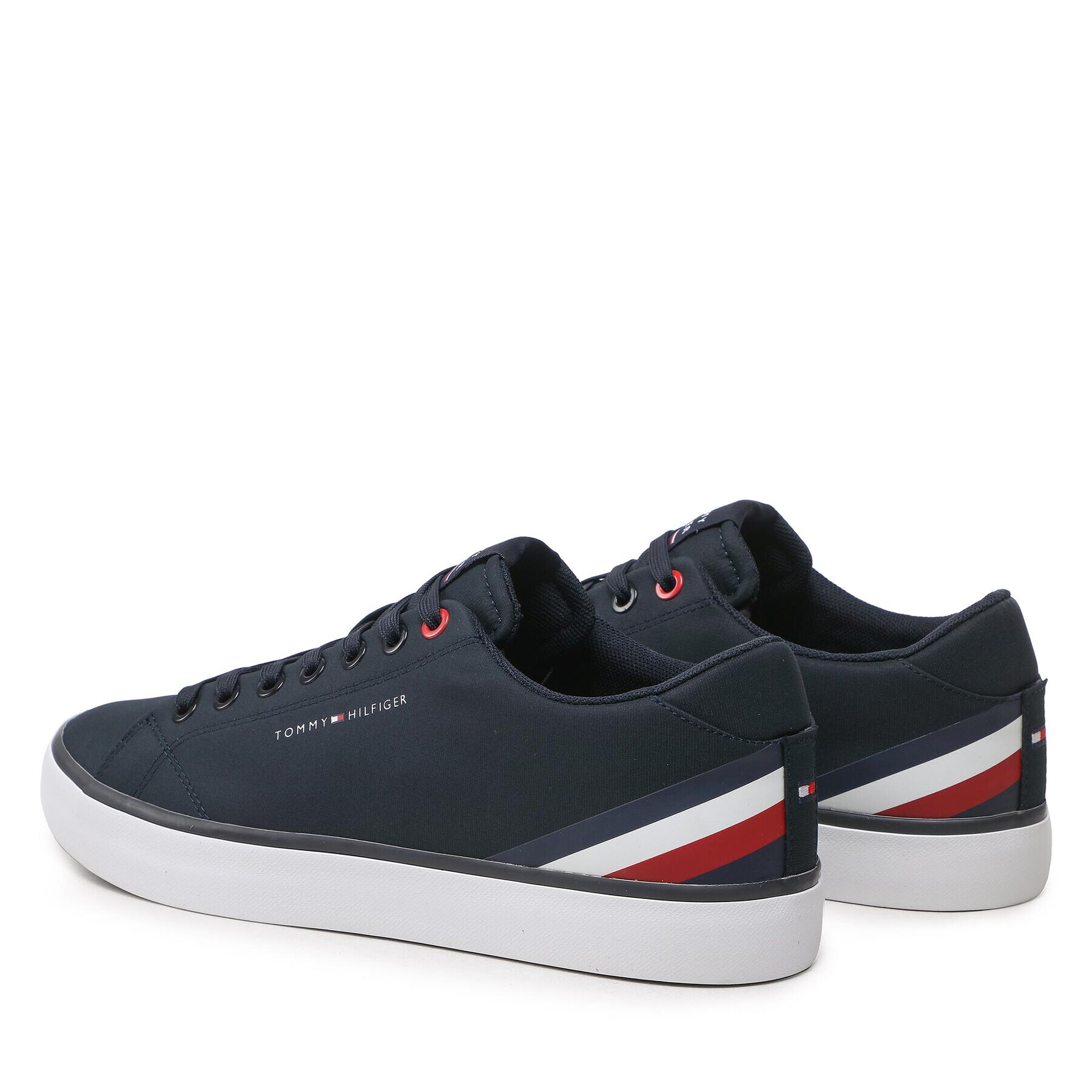 Tommy Hilfiger Tenis superge Hi Vulc Core Low Stripes FM0FM04735 Mornarsko modra - Pepit.si