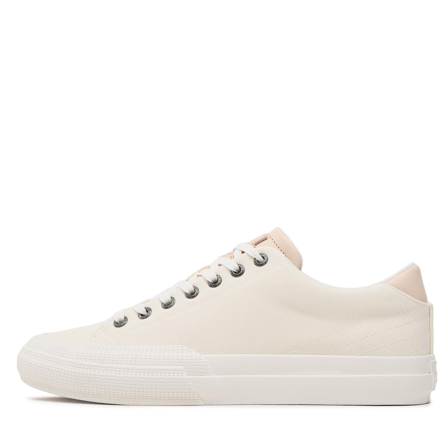 Tommy Hilfiger Tenis superge Th Hi Vulc Premium Low Bananatex FM0FM04571 Écru - Pepit.si