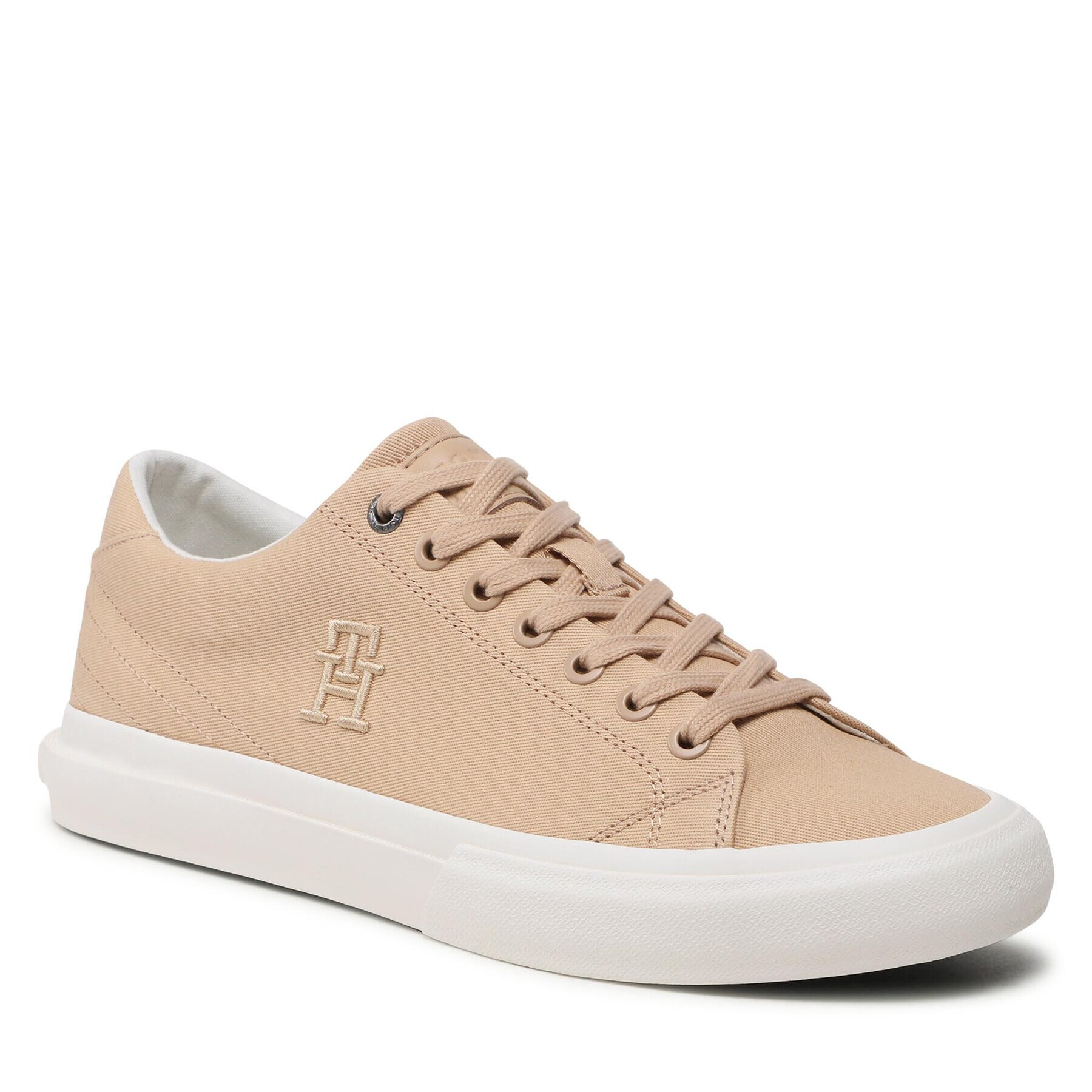 Tommy Hilfiger Tenis superge Th Hi Vulc Street Low Veg Dyes FM0FM04688 Rjava - Pepit.si