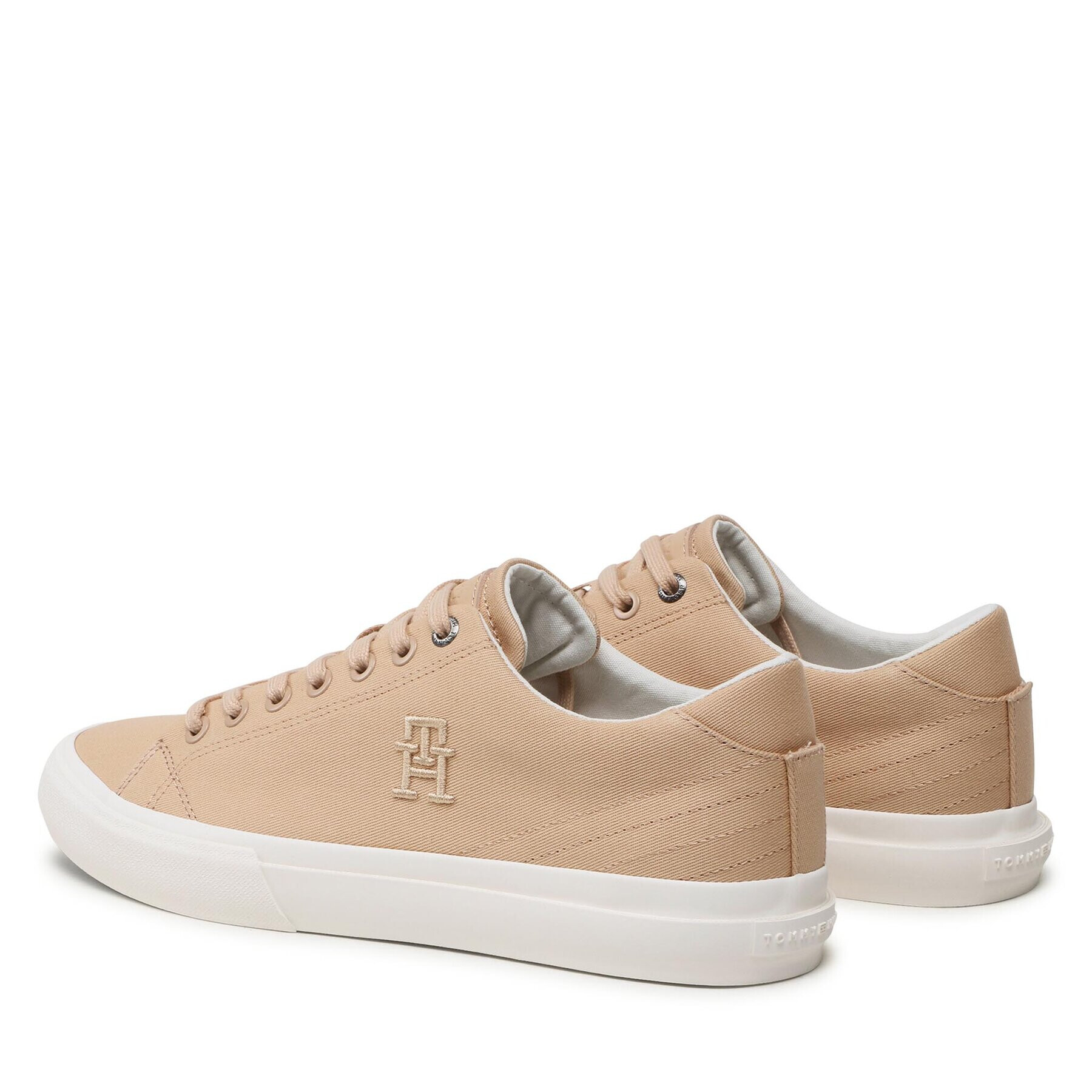 Tommy Hilfiger Tenis superge Th Hi Vulc Street Low Veg Dyes FM0FM04688 Rjava - Pepit.si