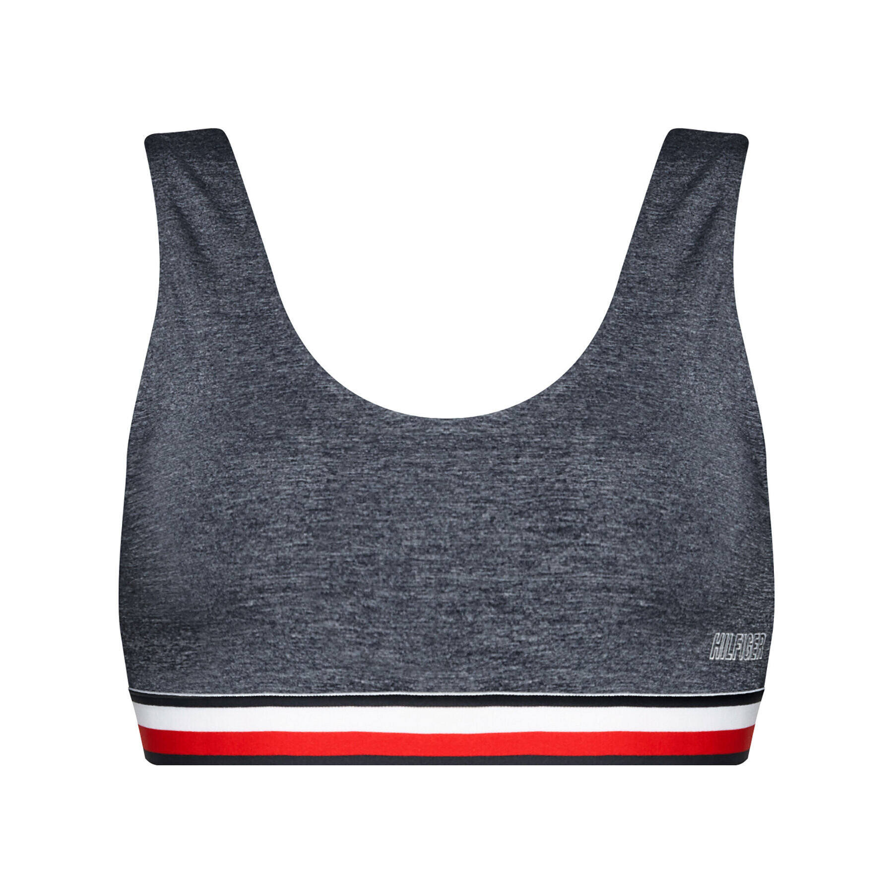 Tommy Hilfiger Top nedrček Bralette UW0UW02388 Mornarsko modra - Pepit.si