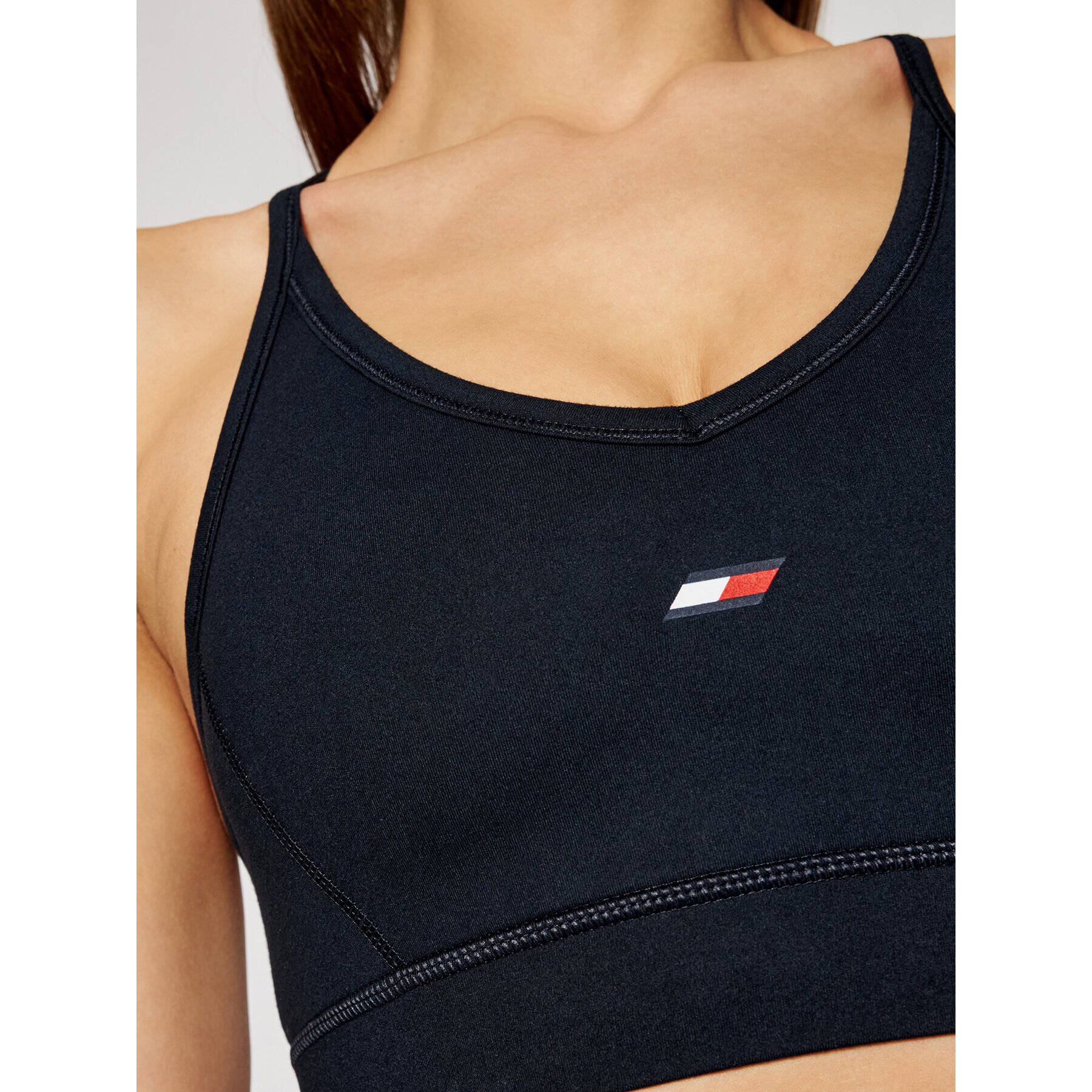 Tommy Hilfiger Top nedrček Light Intensity Lbr Racer S10S100969 Mornarsko modra - Pepit.si