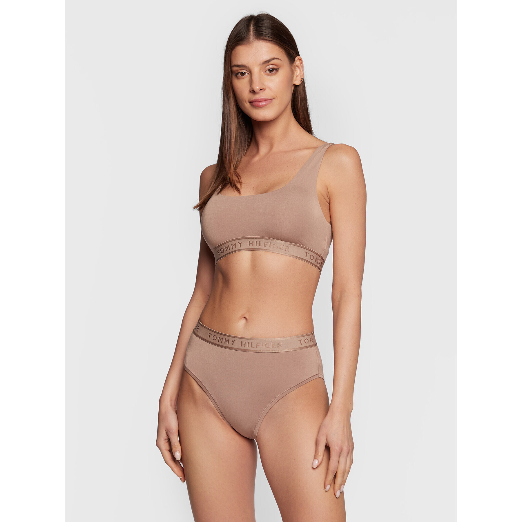 Tommy Hilfiger Top nedrček Unlined UW0UW03804 Bež - Pepit.si