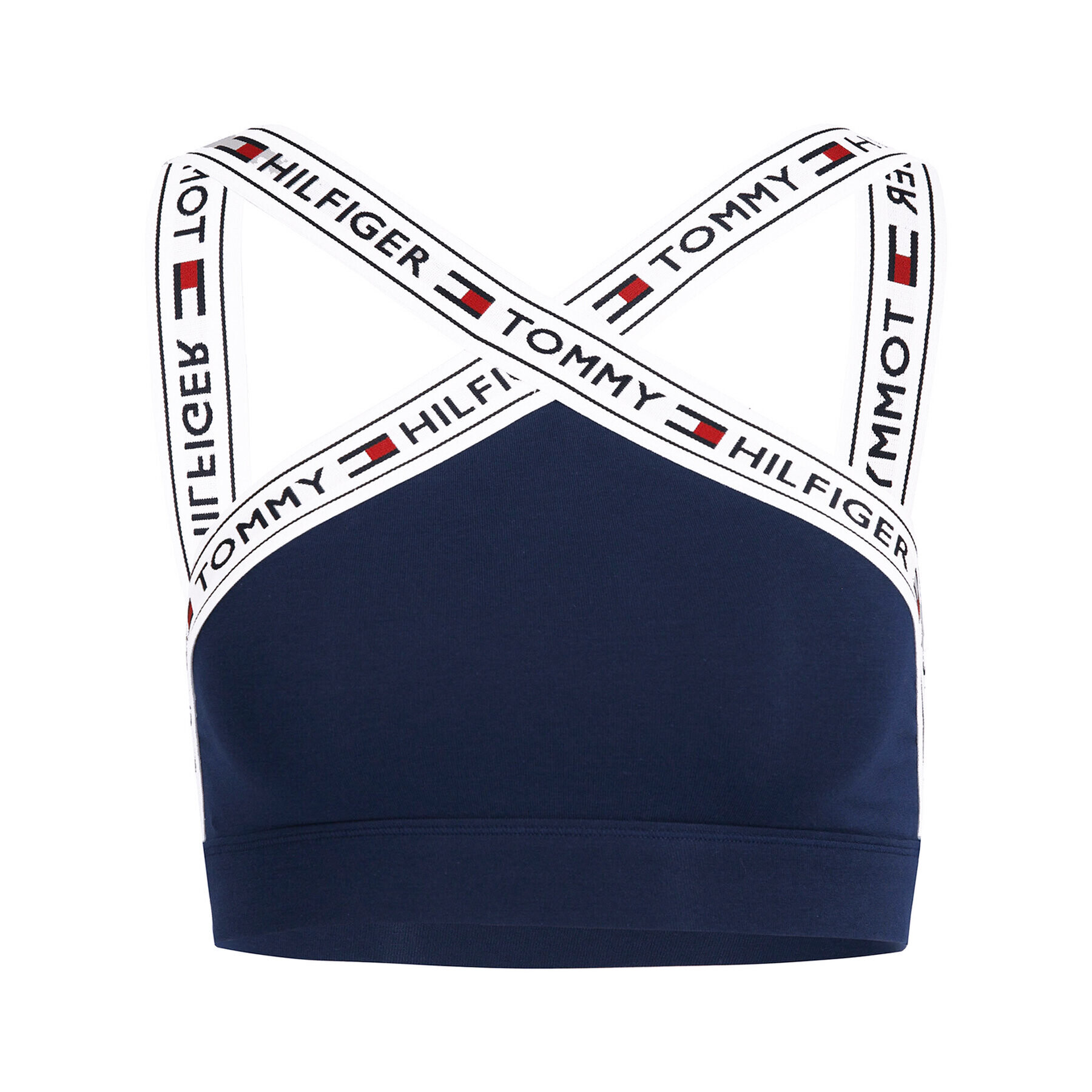 Tommy Hilfiger Top nedrček UW0UW00551 Mornarsko modra - Pepit.si